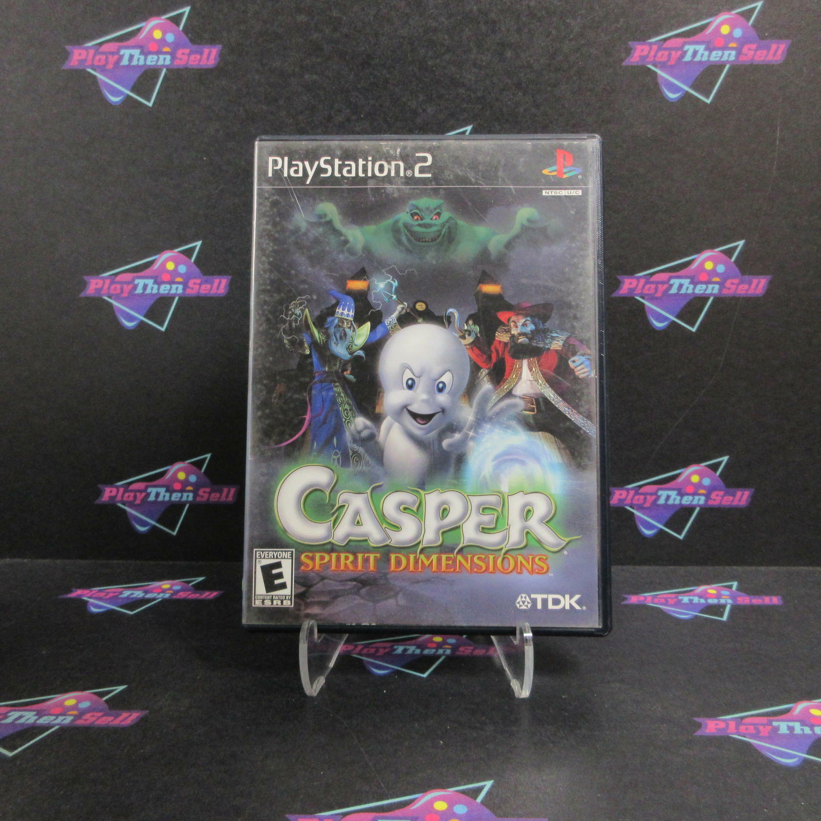 Casper Spirit Dimensions PS2 PlayStation 2 + Reg Card Complete - Very Good