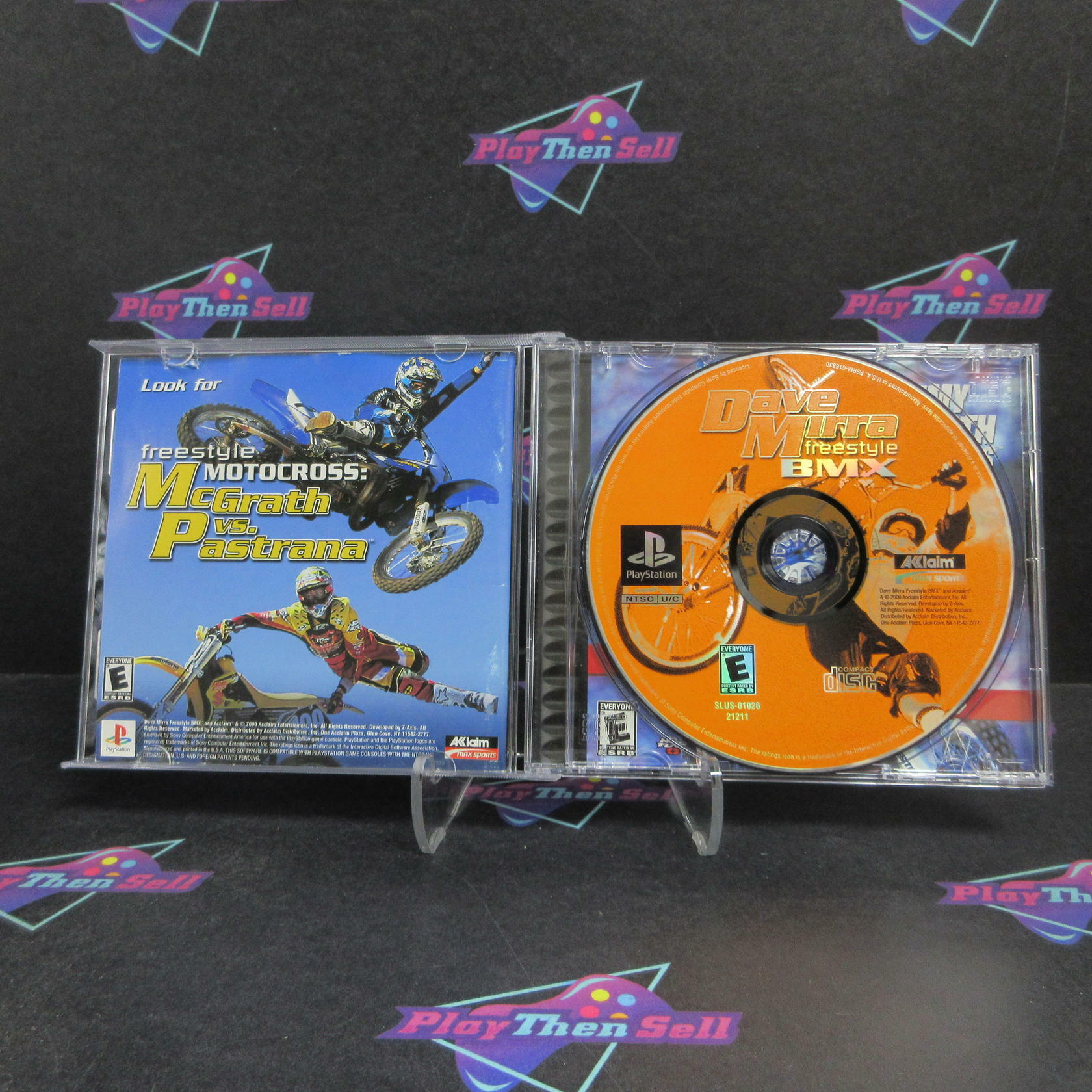 Dave Mirra Freestyle BMX PS1 PlayStation 1 + Reg Card Complete - Very Good