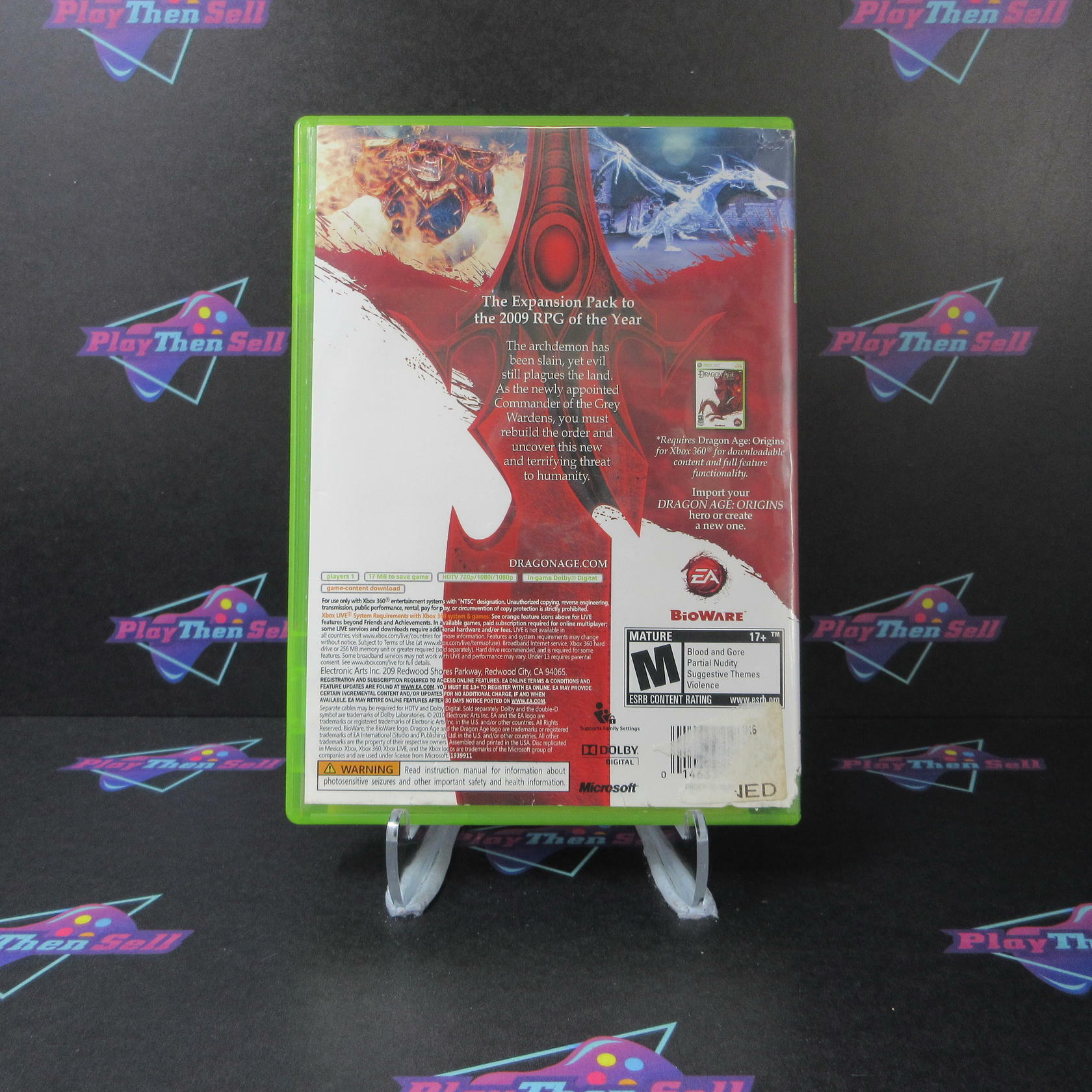 Dragon Age Origins Awakening Expansion Xbox 360 Complete - Very Good