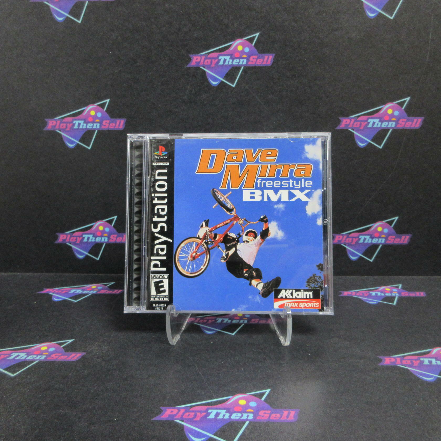 Dave Mirra Freestyle BMX PS1 PlayStation 1 + Reg Card Complete - Very Good