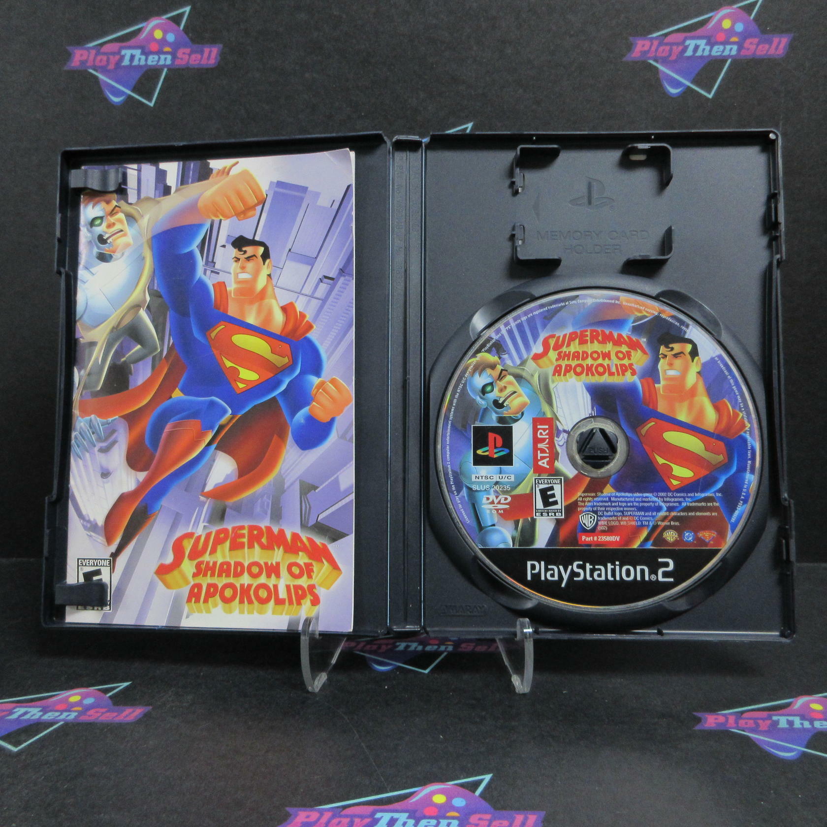 Superman Shadow of Apokolips PS2 PlayStation 2 Complete - Very Good