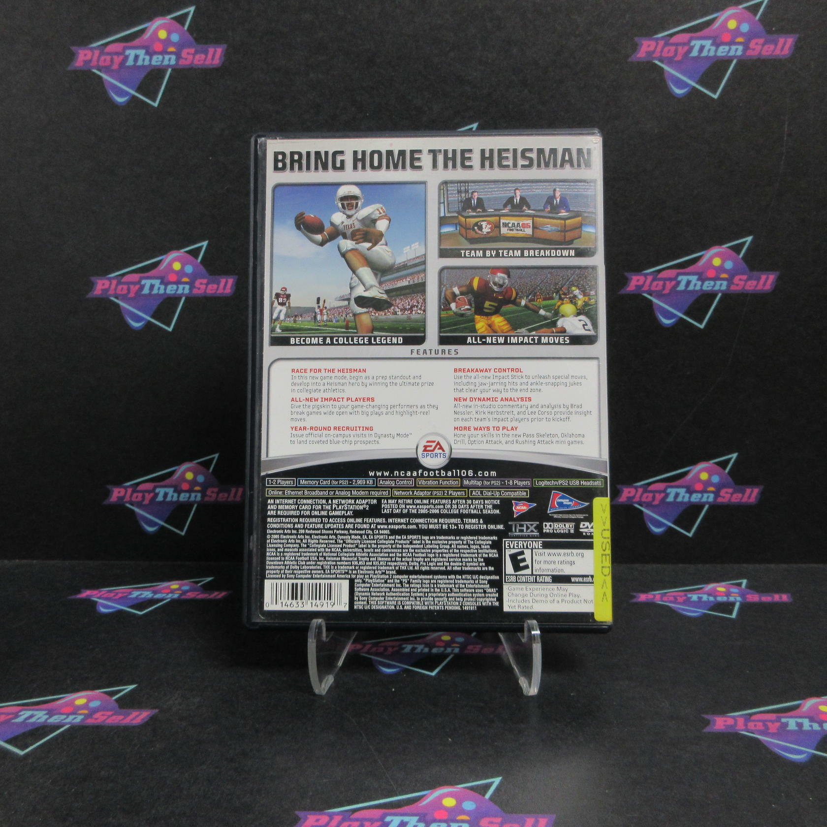 NCAA Football 06 PS2 PlayStation 2 Complete - Very Good