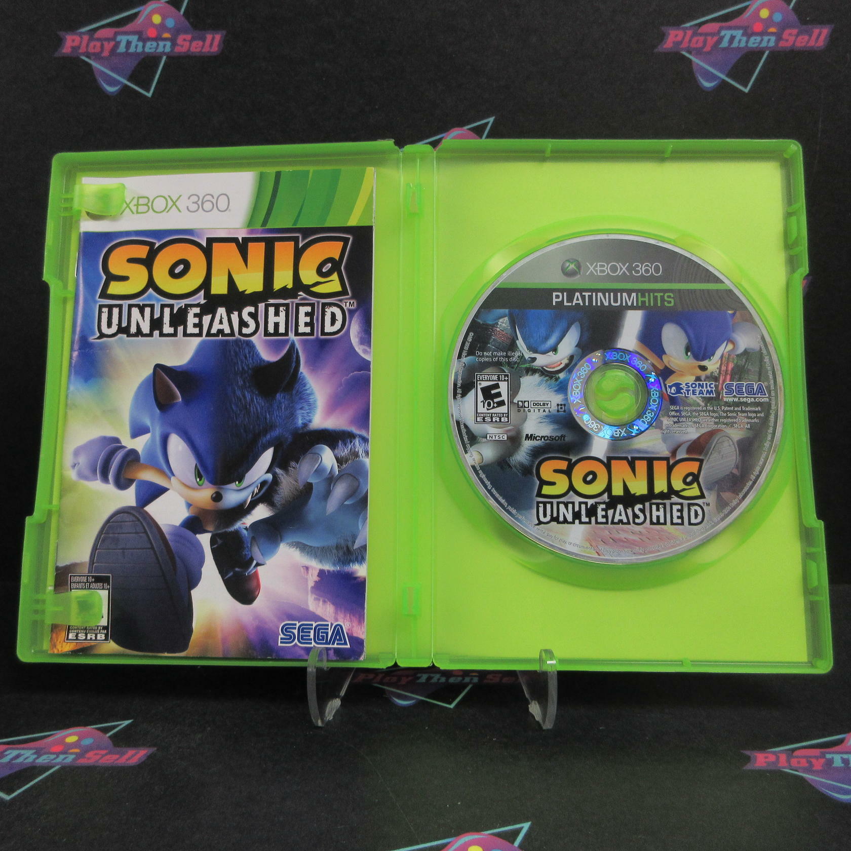 Sonic Unleashed Xbox 360 PH Complete - Very Good