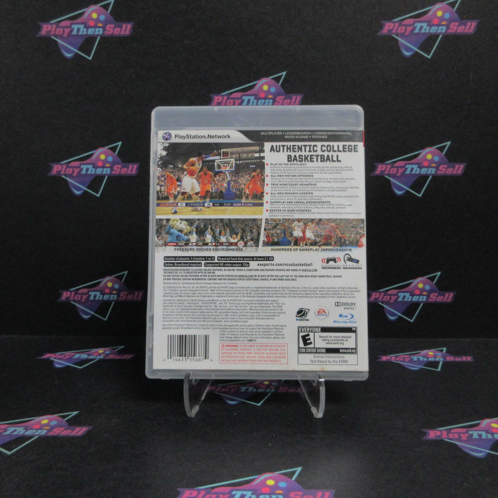 NCAA Basketball 10 PS3 PlayStation 3 Complete - Very Good