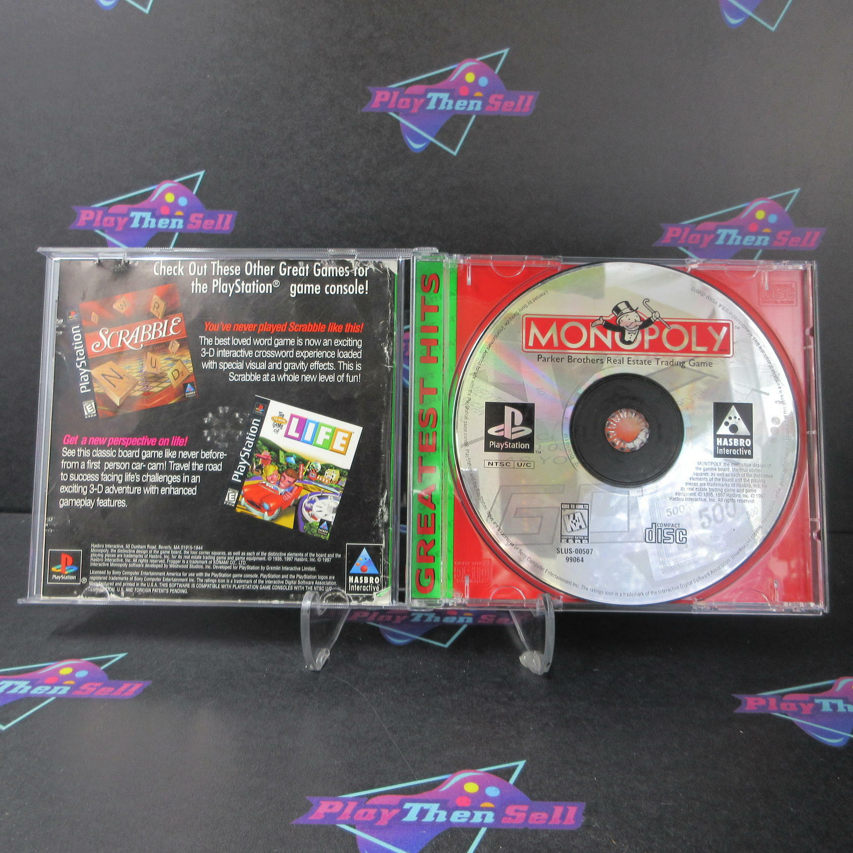 Monopoly PS1 PlayStation 1 GH Complete - Very Good
