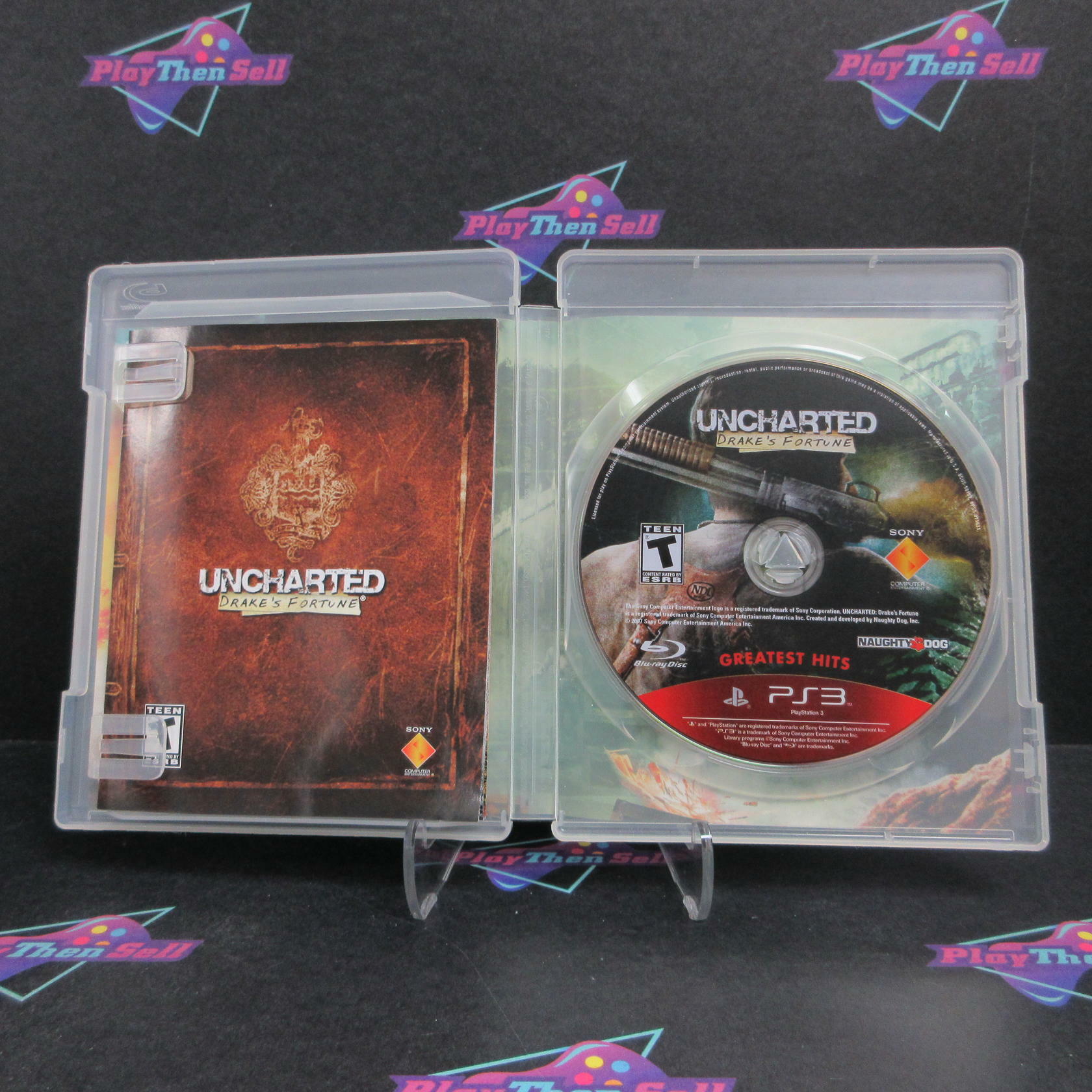 Uncharted Drake's Fortune PS3 PlayStation 3 GH Complete - Very Good