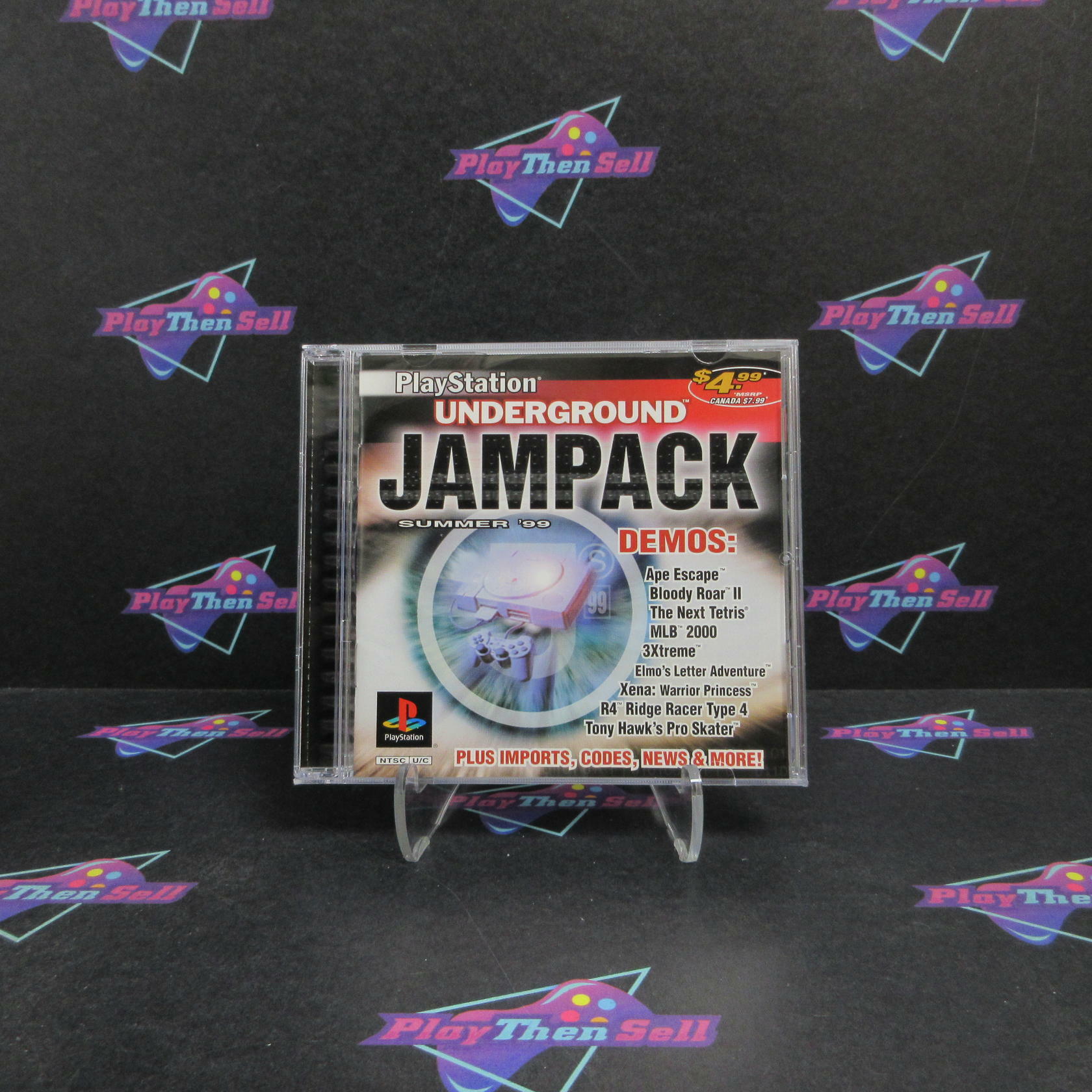 Jam Pack Summer 99 PS1 PlayStation 1 Complete - Refurbished