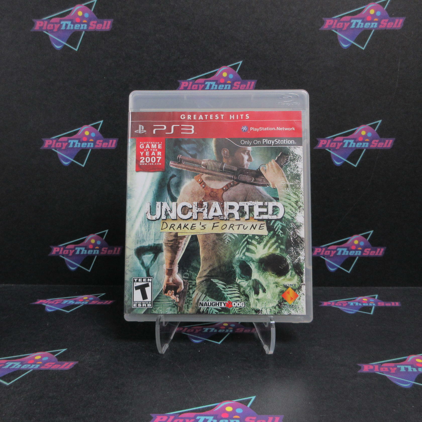 Uncharted Drake's Fortune PS3 PlayStation 3 GH Complete - Very Good