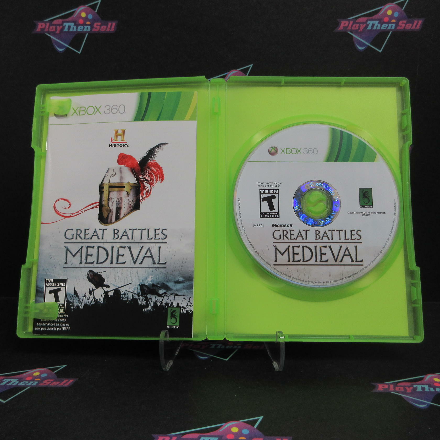 History Channel Great Battles Medieval Xbox 360 Complete - Excellent