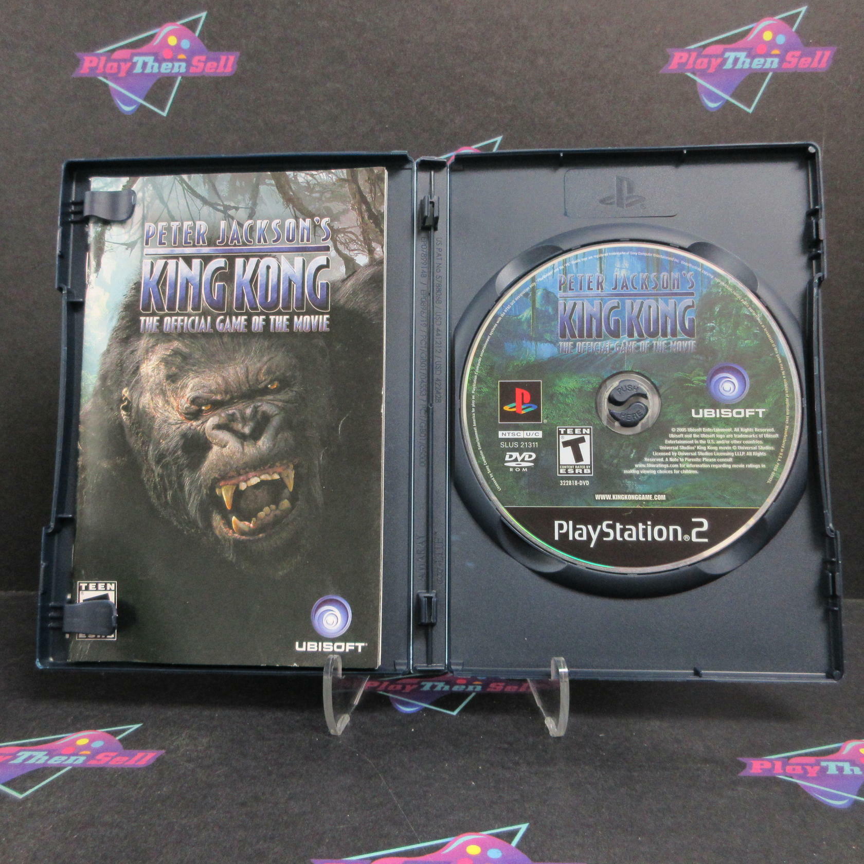 Peter Jackson's King Kong PS2 PlayStation 2 + Movie Ticket Complete - Refurbished