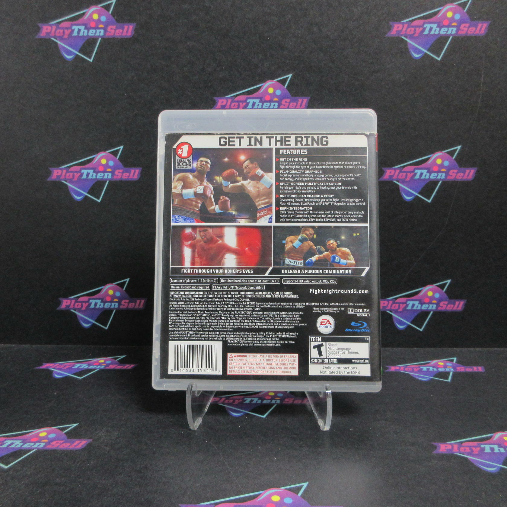 Fight Night Round 3 PS3 PlayStation 3 GH - Very Good