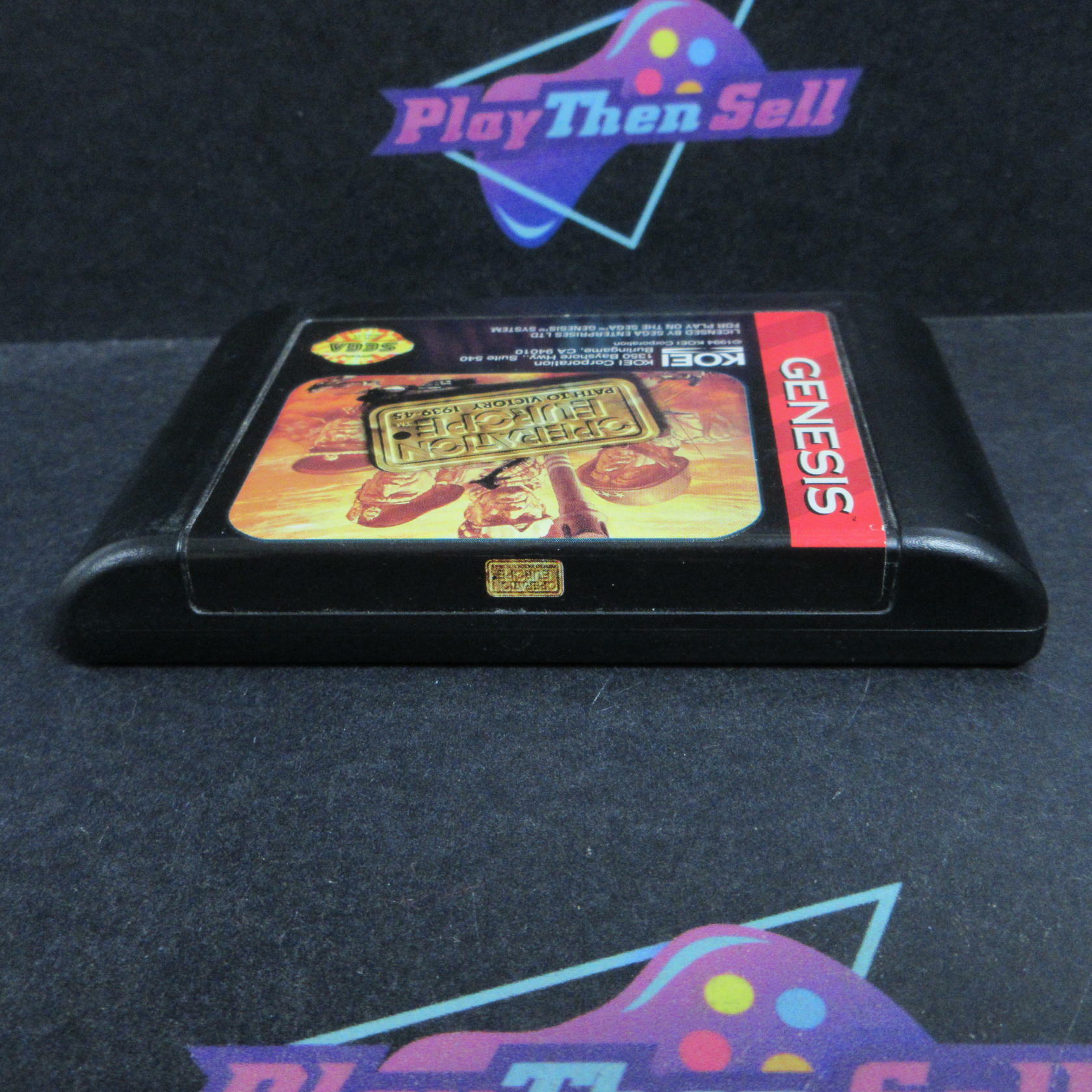 Operation Europe Path to Victory 1939-45 Sega Genesis - Refurbished