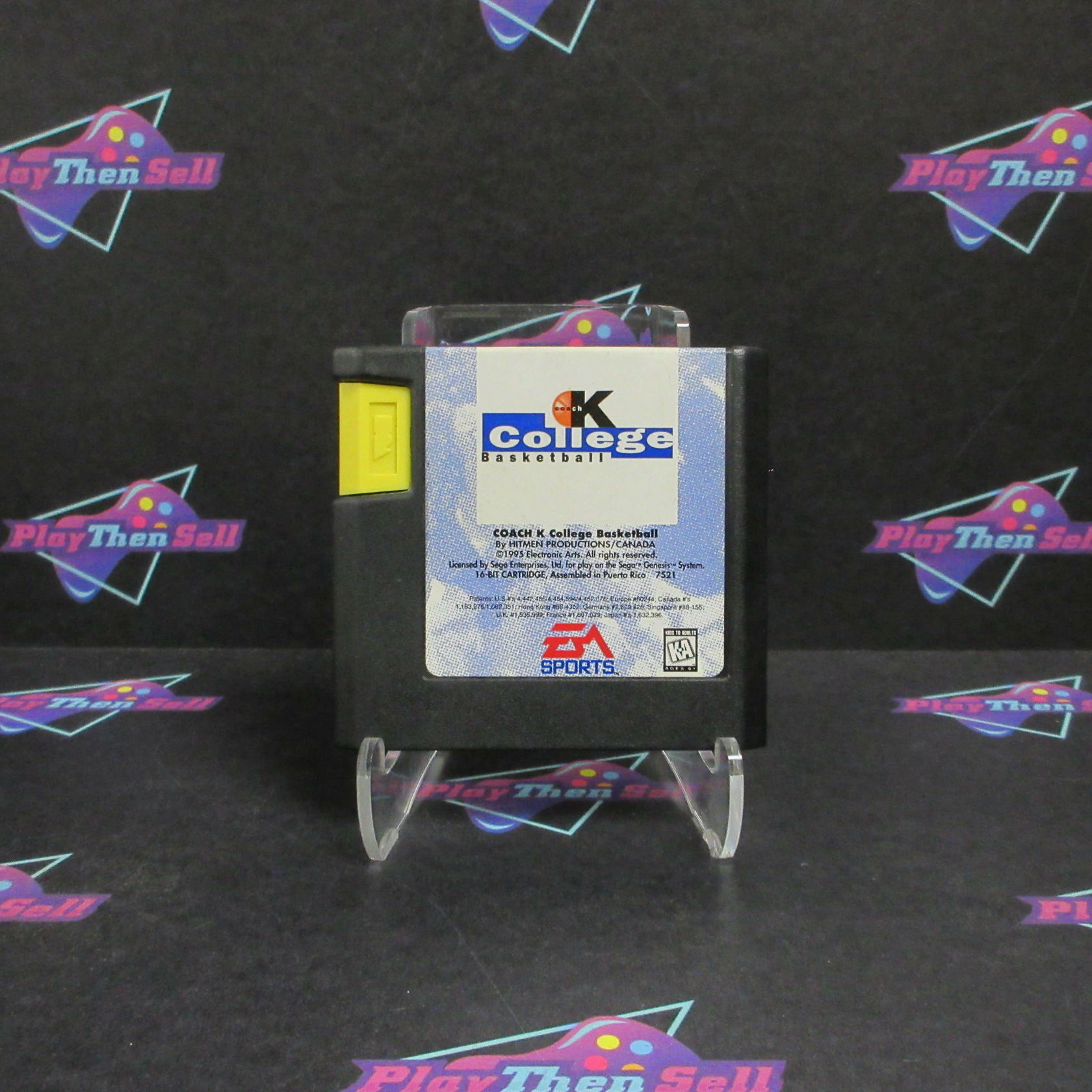 Coach K College Basketball Sega Genesis - Refurbished