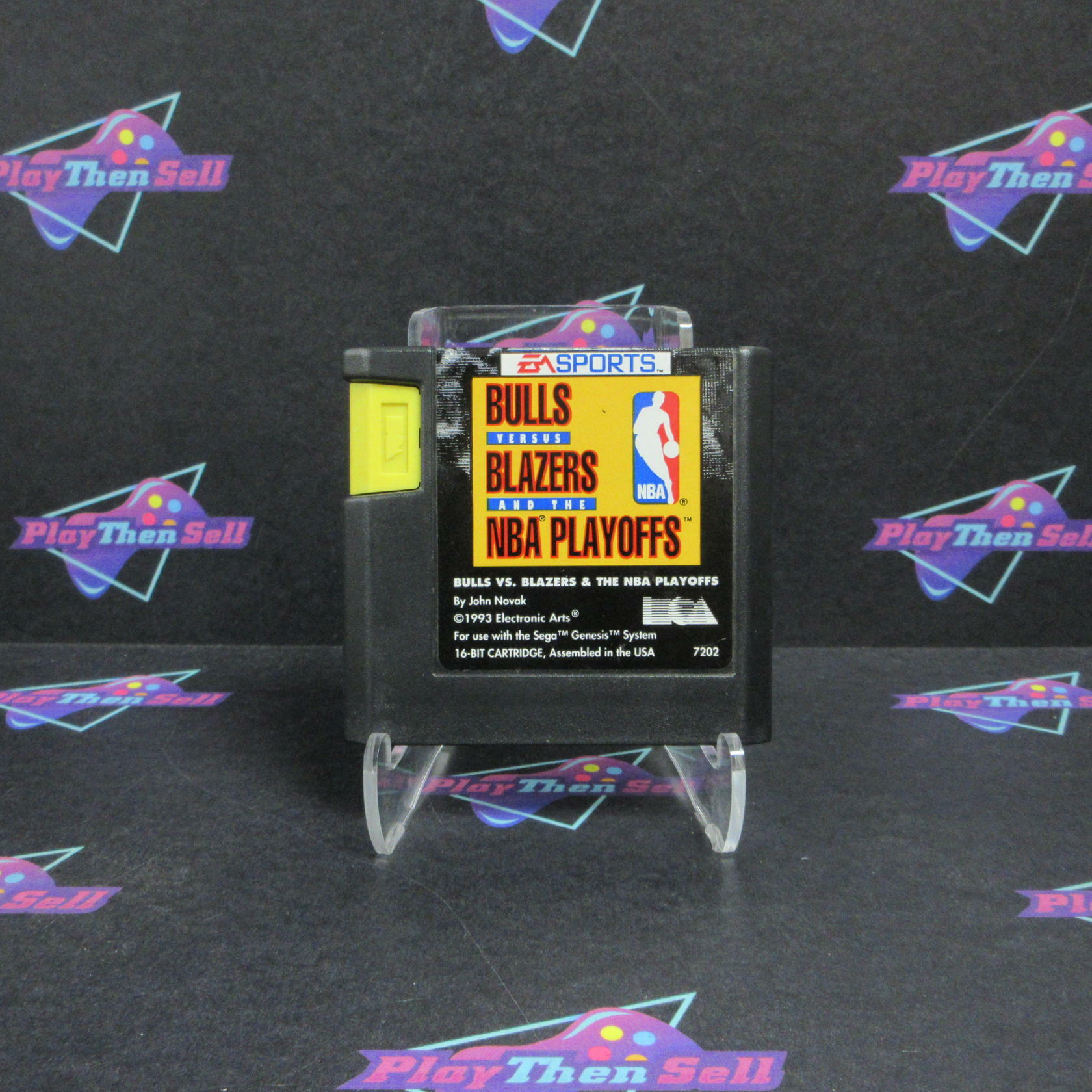 Bulls vs. Blazers and the NBA Playoffs Sega Genesis - Refurbished