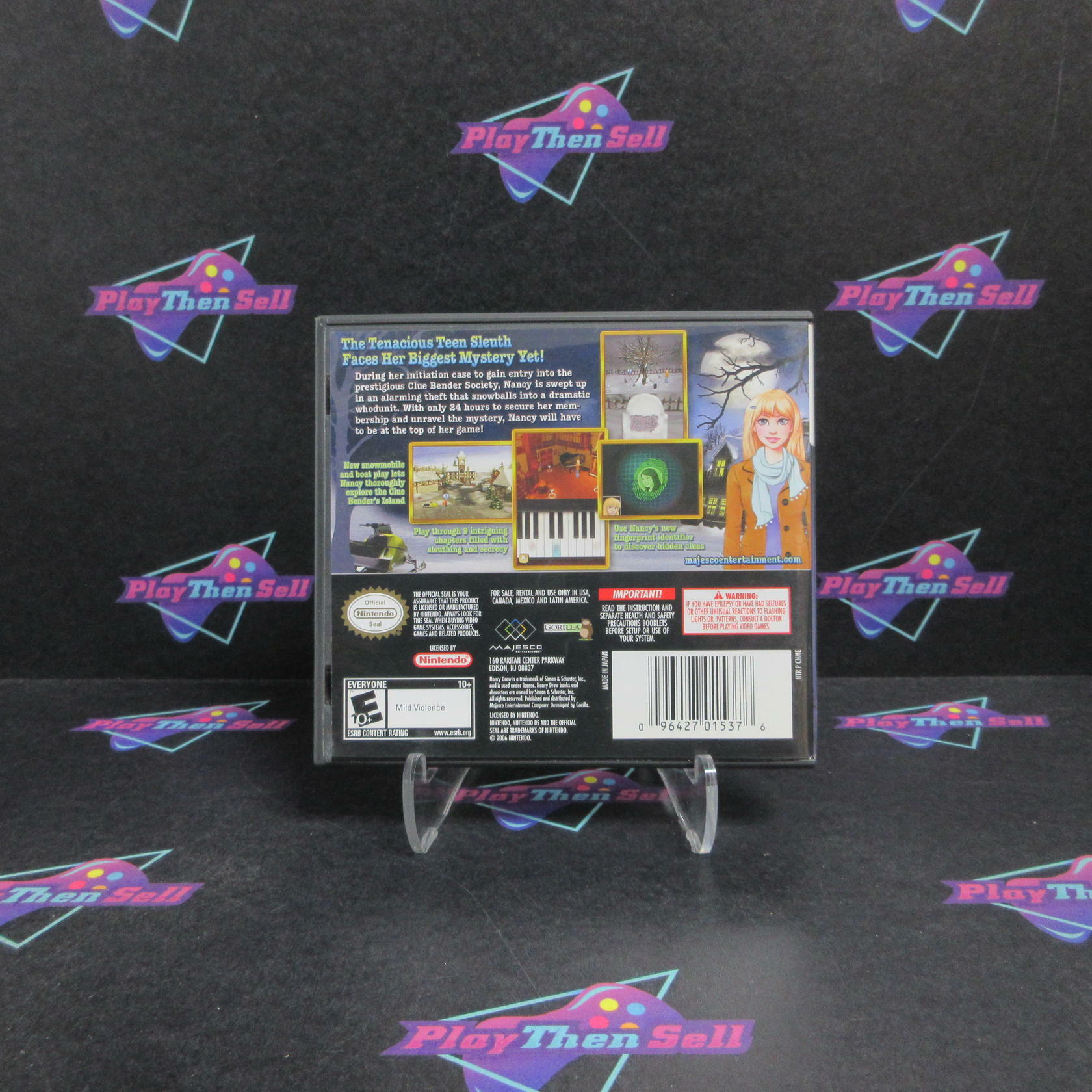 Nancy Drew Mystery of the Clue Bender Society Nintendo DS Complete - Refurbished