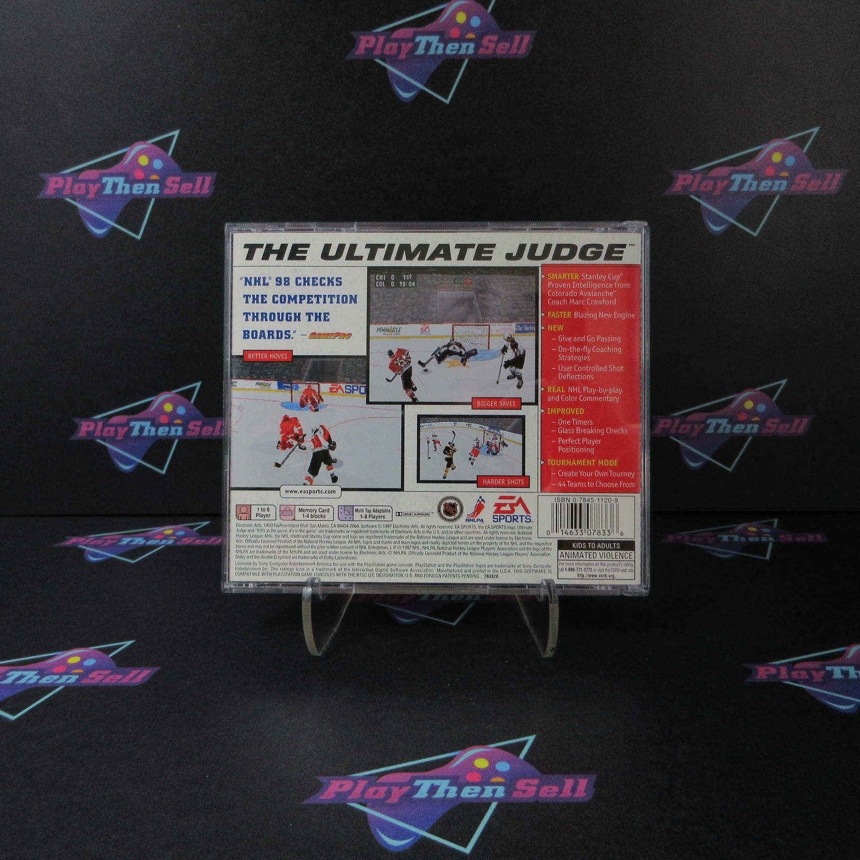 NHL 98  PS1 PlayStation 1 Complete - Refurbished