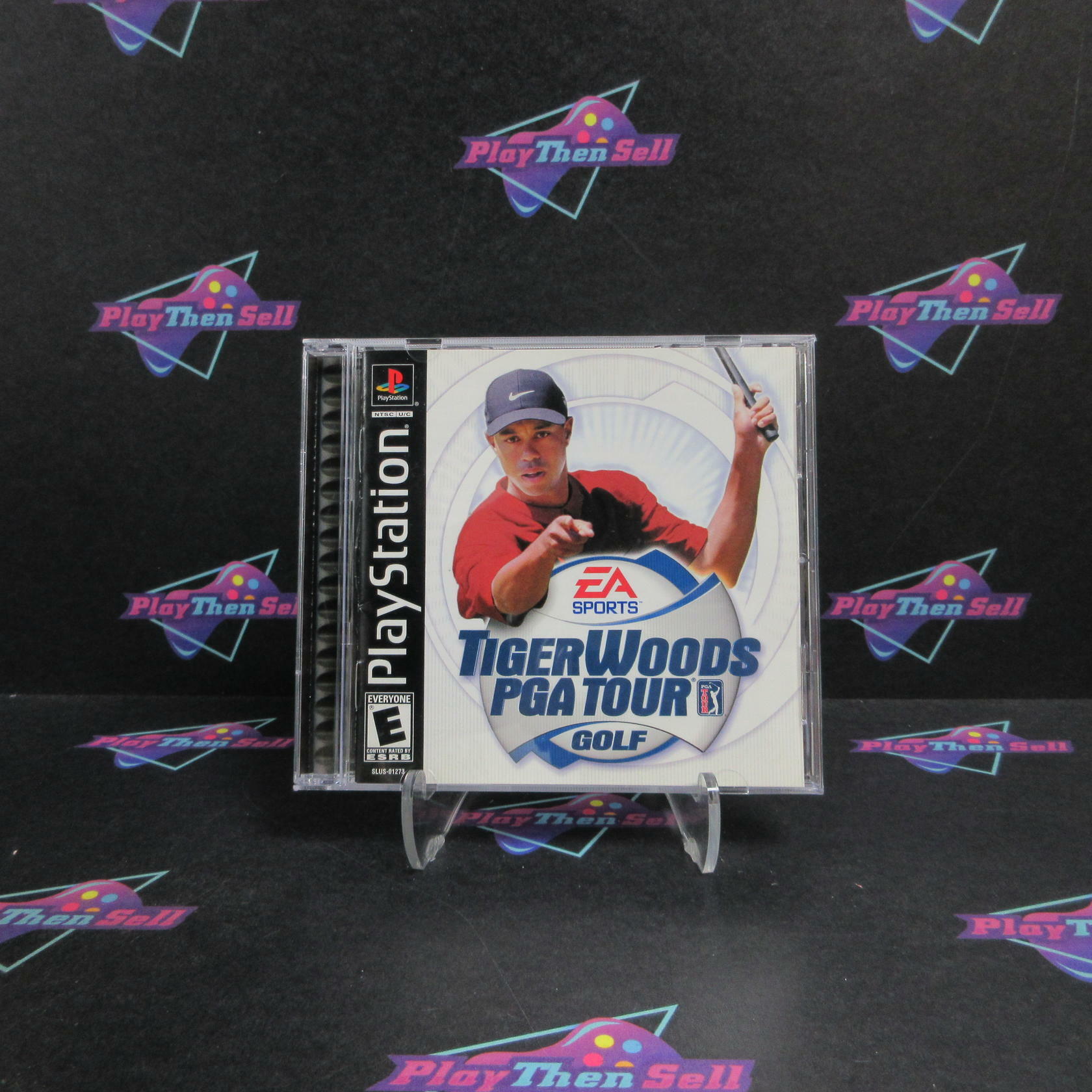 Tiger Woods PGA Tour Golf PS1 PlayStation 1 + Reg Card Complete - Refurbished