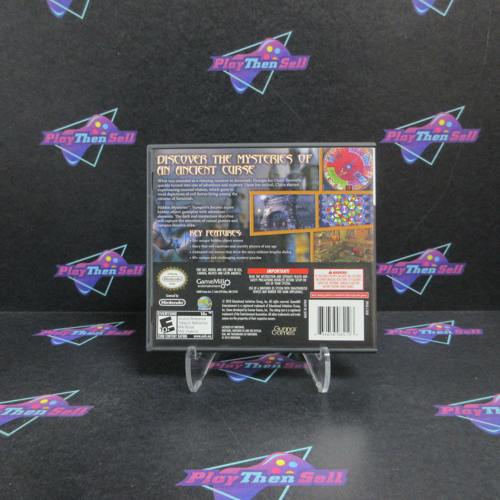 Hidden Mysteries Vampire Secrets Nintendo DS Complete - Refurbished
