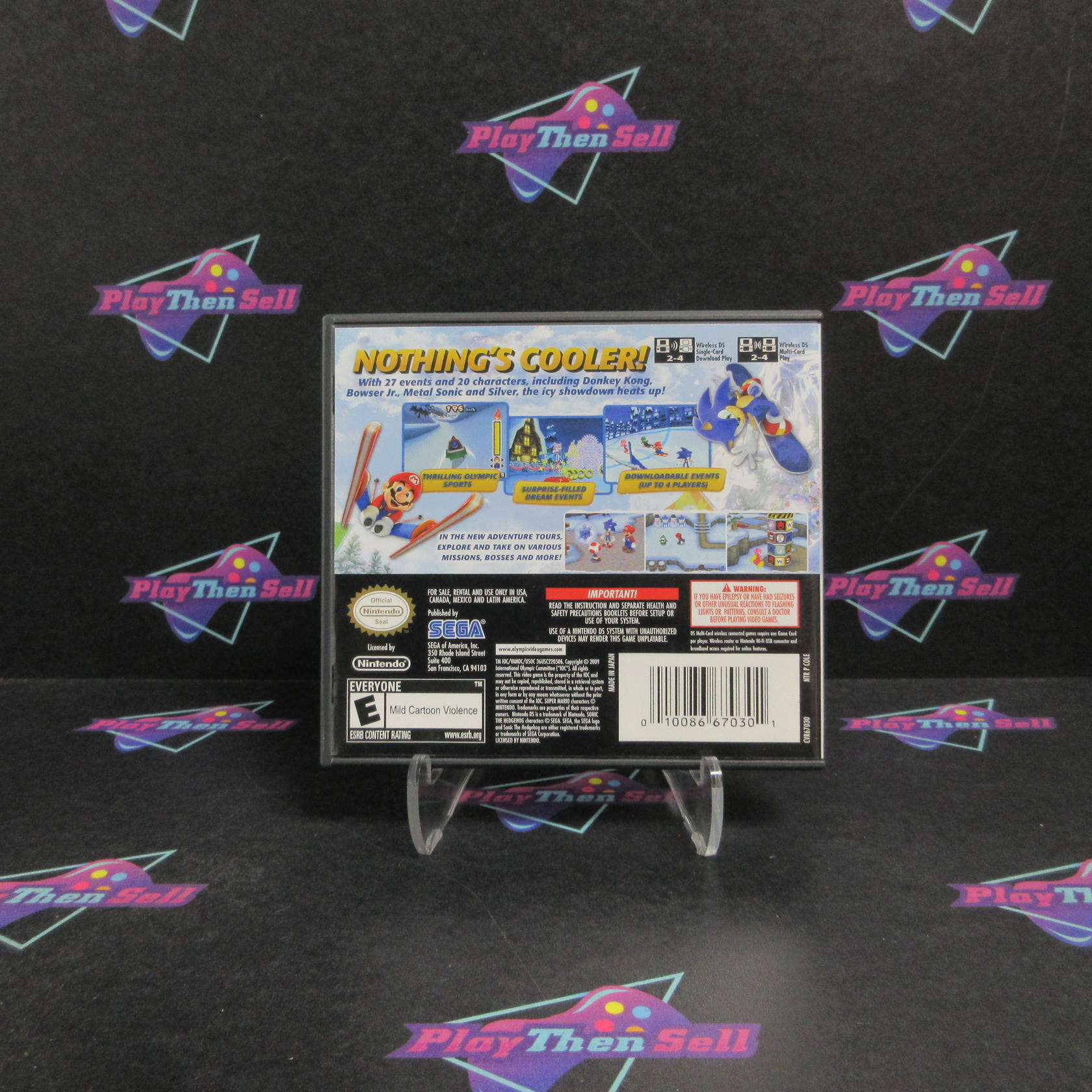 Mario and Sonic at the Olympic Winter Games Nintendo DS Complete - Refurbished