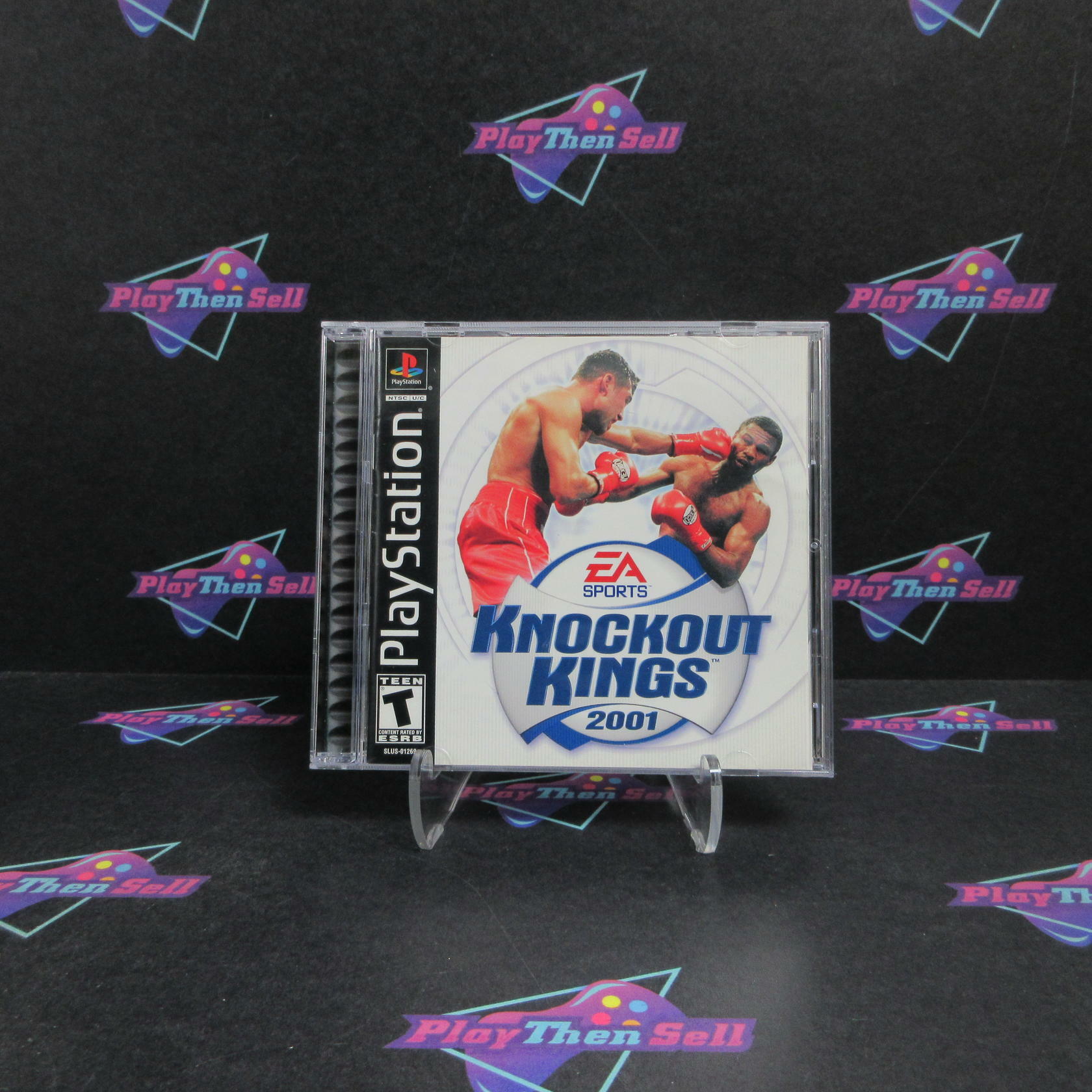 Knockout Kings 2001 PS1 PlayStation 1 + Reg Card Complete - Refurbished
