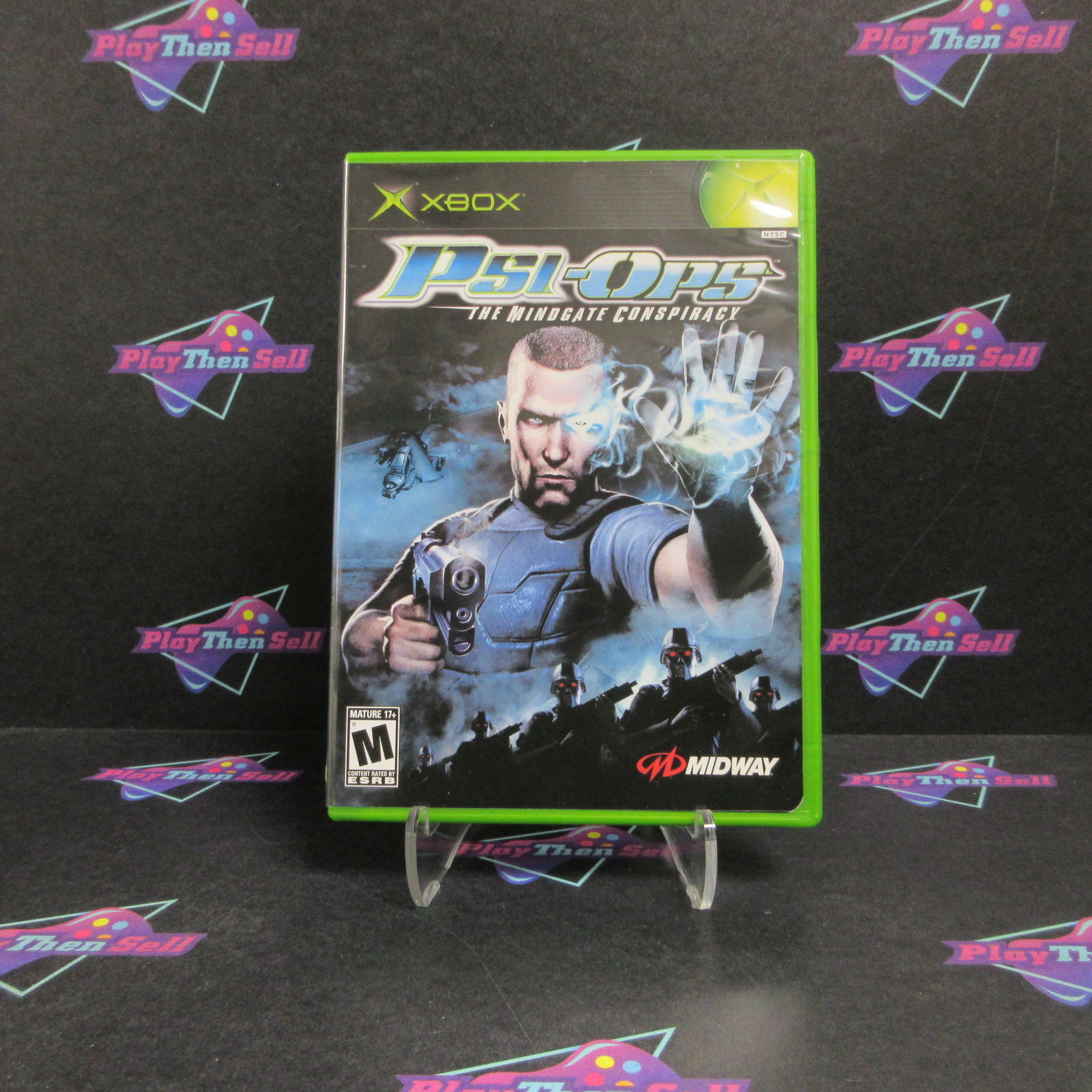 Psi-Ops The Mindgate Conspiracy Xbox + Reg Card Complete - Refurbished