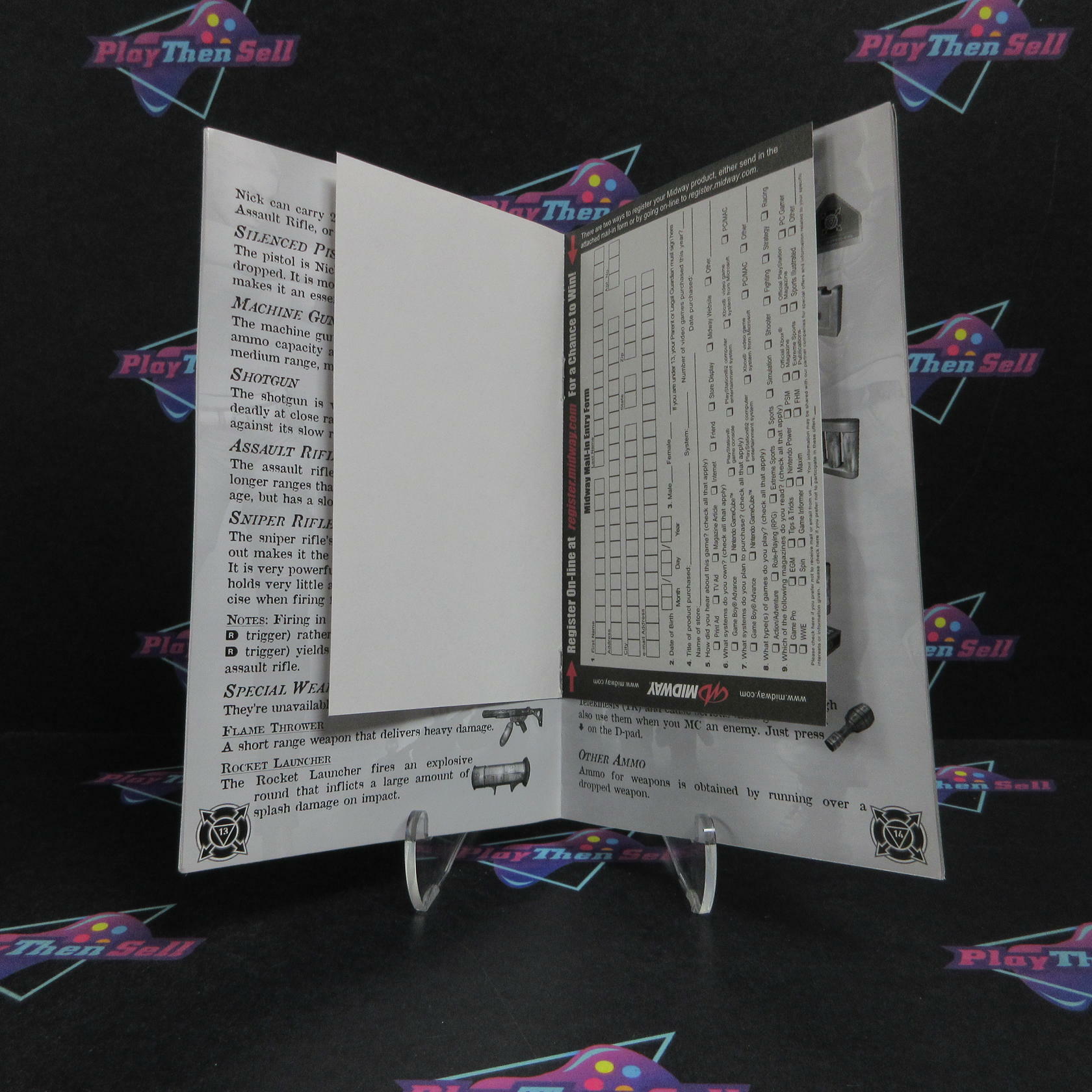 Psi-Ops The Mindgate Conspiracy Xbox + Reg Card Complete - Refurbished