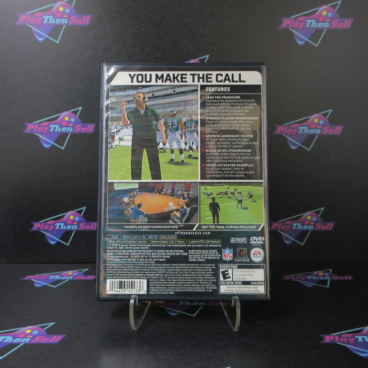 NFL Head Coach PS2 PlayStation 2 Complete - Refurbished