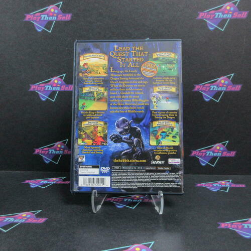 The Hobbit PS2 PlayStation 2 +Reg Card / Gandalf Promo Card Complete - Refurbished