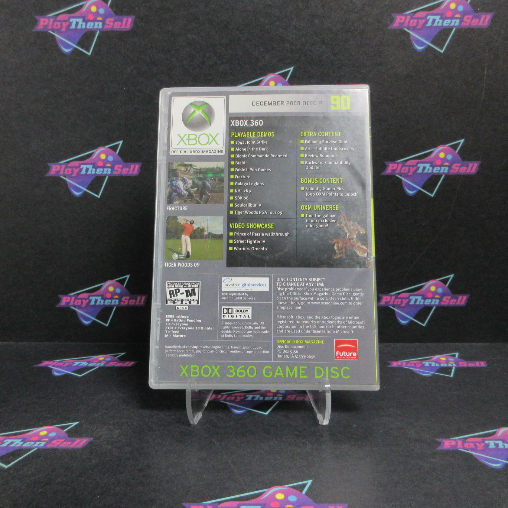 Official Xbox Magazine Game Demo Disc #90 Xbox 360 Complete - Refurbished