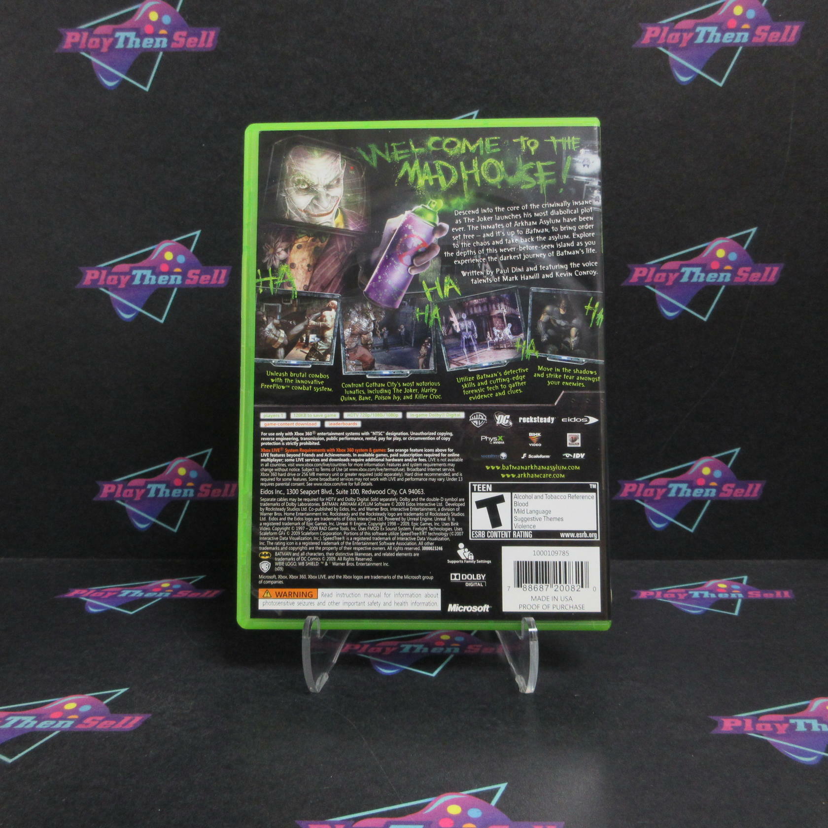Batman Arkham Asylum GameStop Edition Complete - Excellent