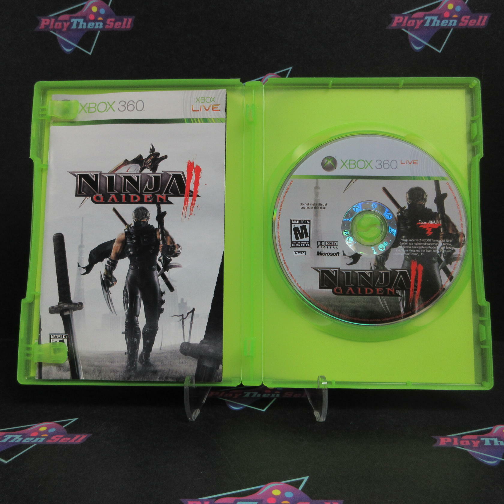 Ninja Gaiden II Xbox 360 + Sleeve Complete - Excellent