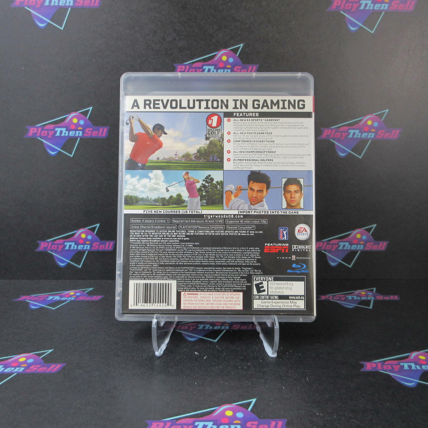 Tiger Woods PGA Tour 08 PS3 PlayStation 3 Complete - Very Good