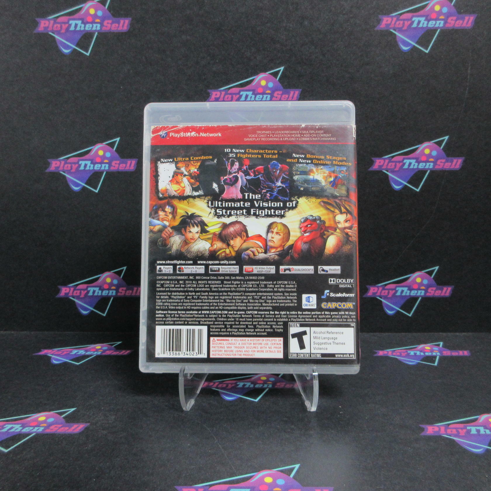 Super Street Fighter IV PS3 PlayStation 3 GH Complete - Very Good