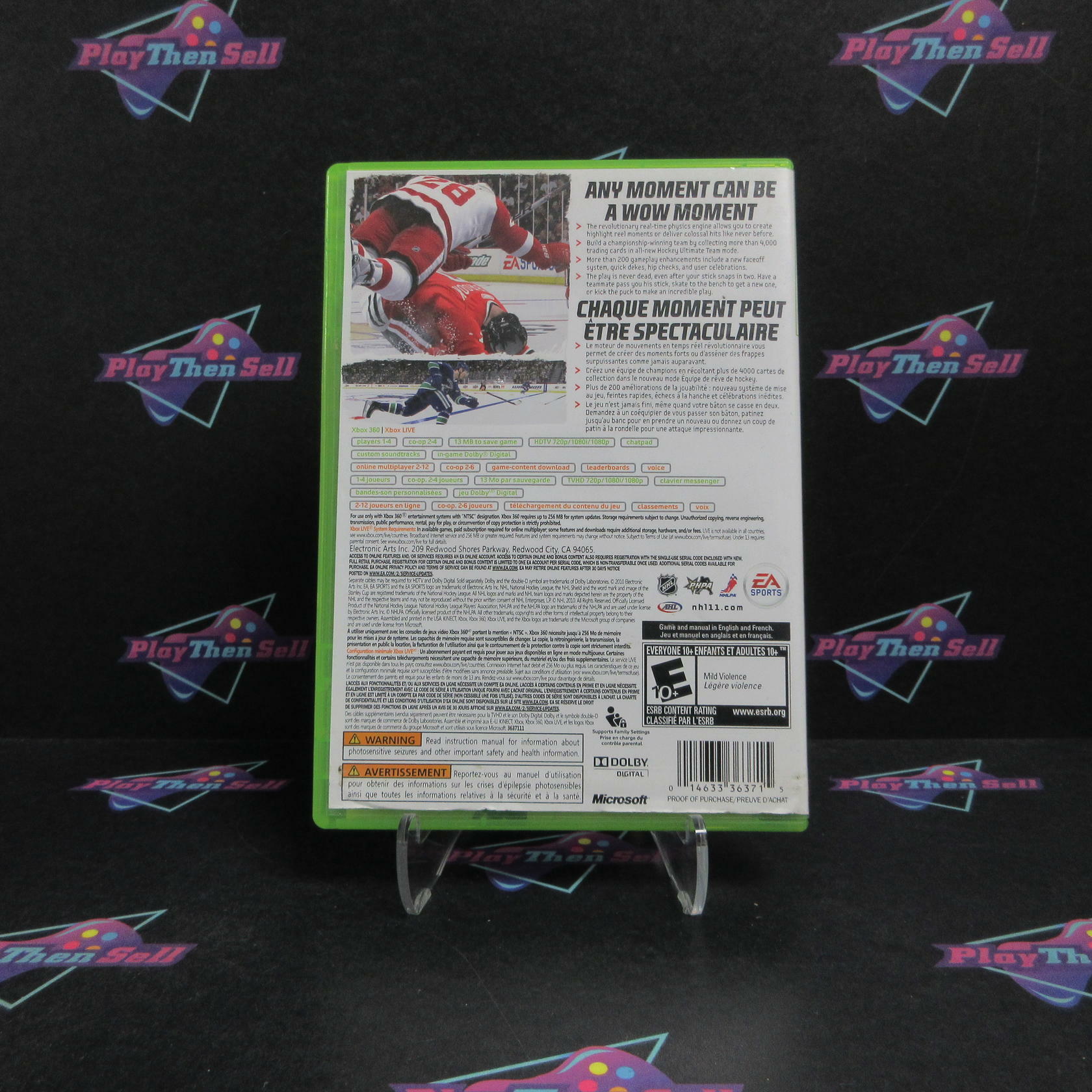 NHL 11 Xbox 360 Complete - Very Good