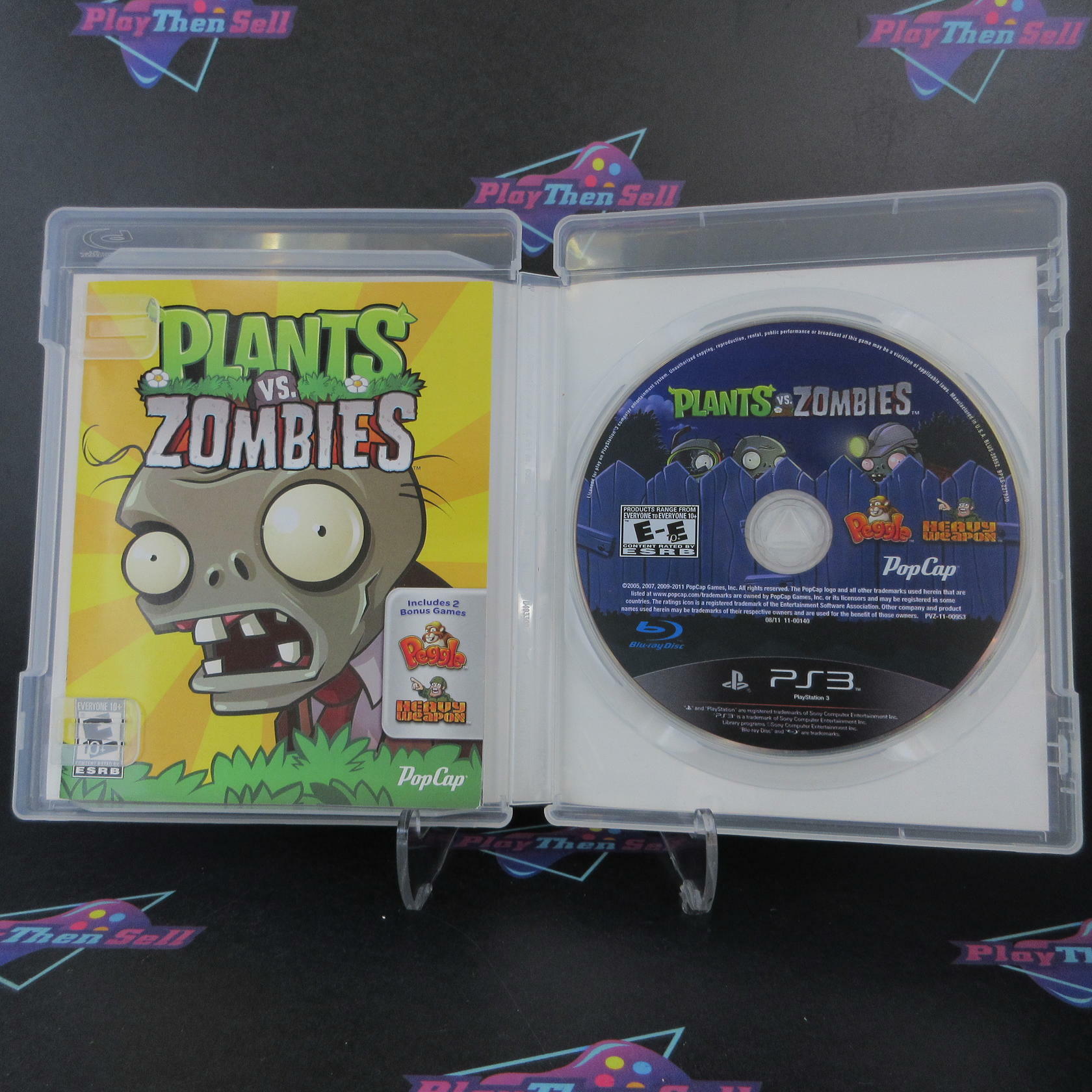 Plants vs. Zombies PS3 PlayStation 3 Complete - Very Good