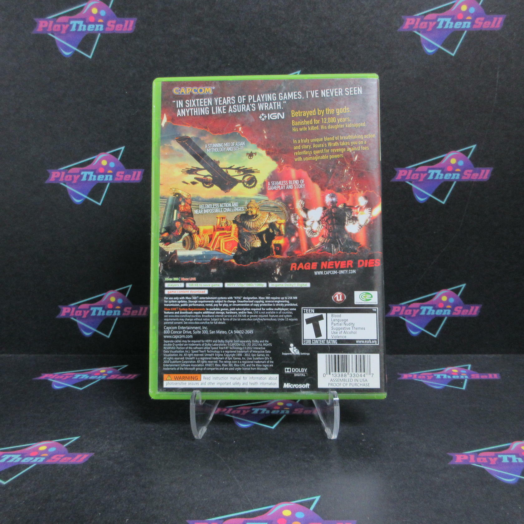 Asura's Wrath Xbox 360 Complete - Very Good