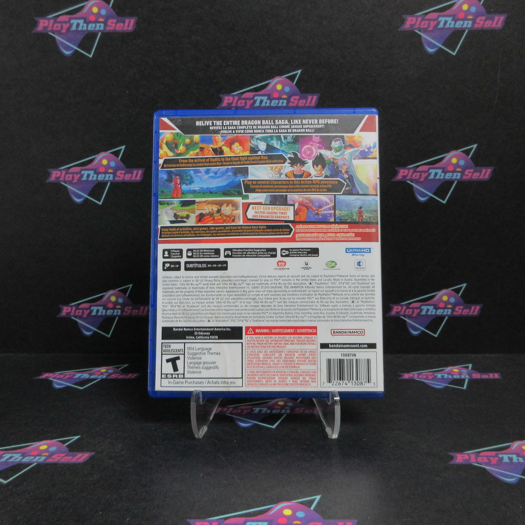 Dragon Ball Z Kakarot PS5 PlayStation 5 Complete - Very Good