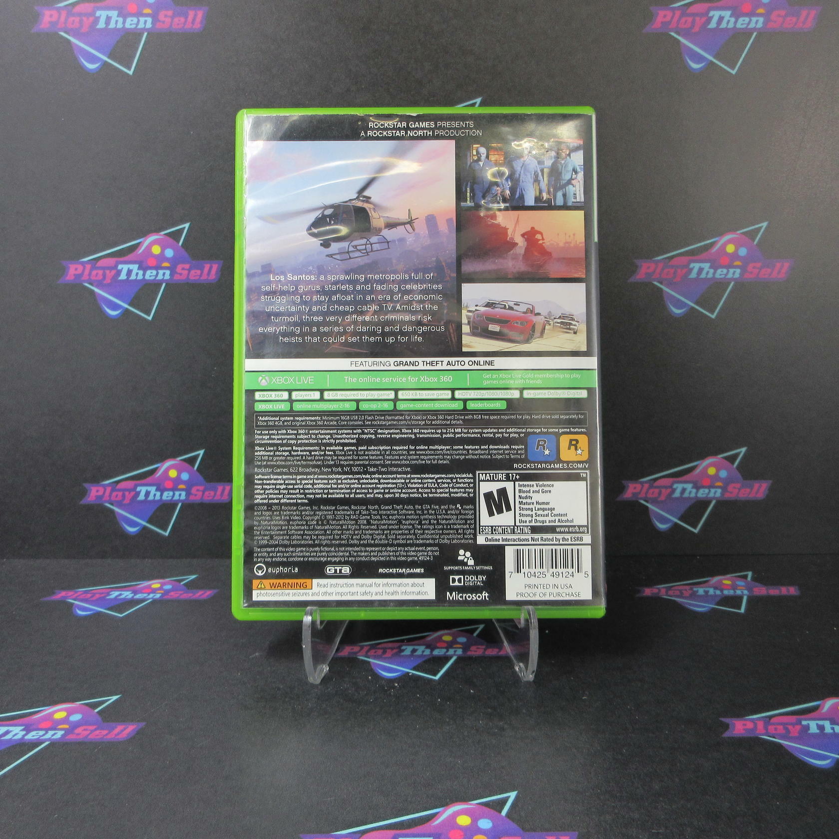 Grand Theft Auto V 5 Xbox 360 Complete - Very Good