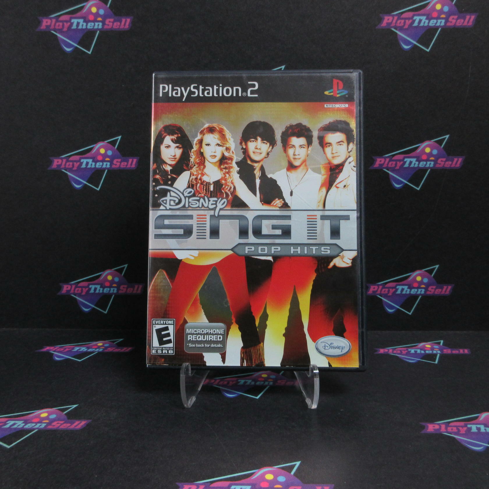 Disney Sing It Pop Hits PS2 PlayStation 2 Complete - Very Good