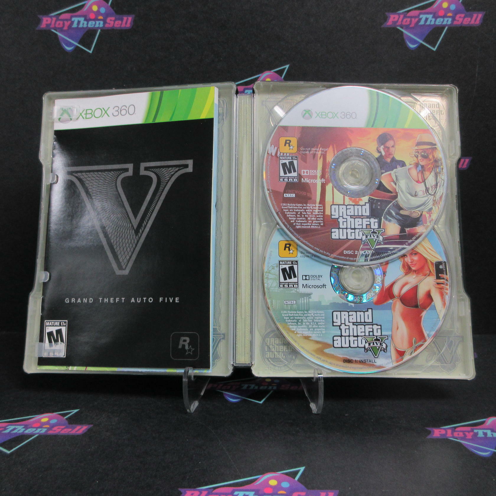 Grand Theft Auto V Collector's Edition Xbox 360 + Map Complete - Very Good