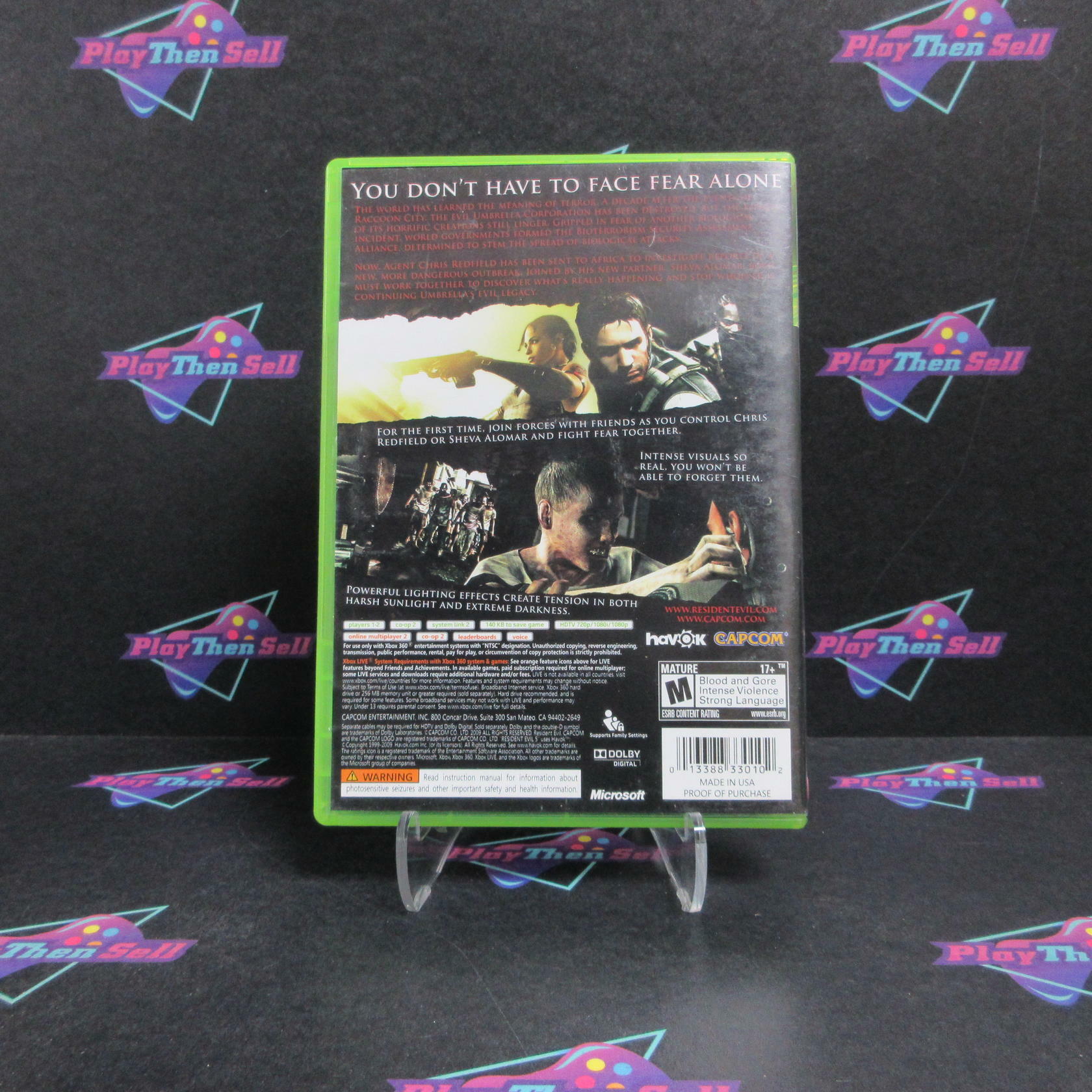 Resident Evil 5 Xbox 360 Complete - Very Good