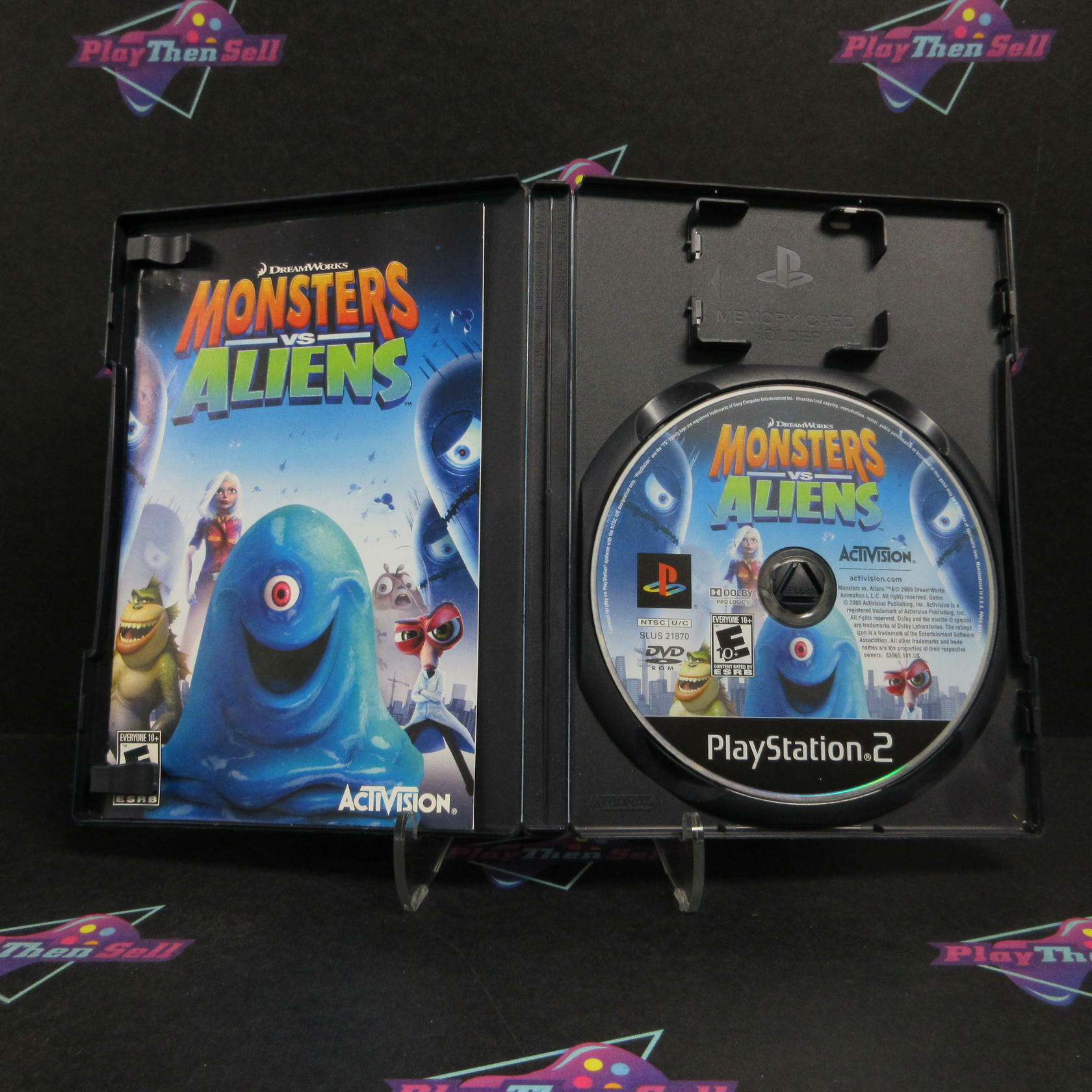 Monsters vs. Aliens PS2 PlayStation 2 Complete - Very Good