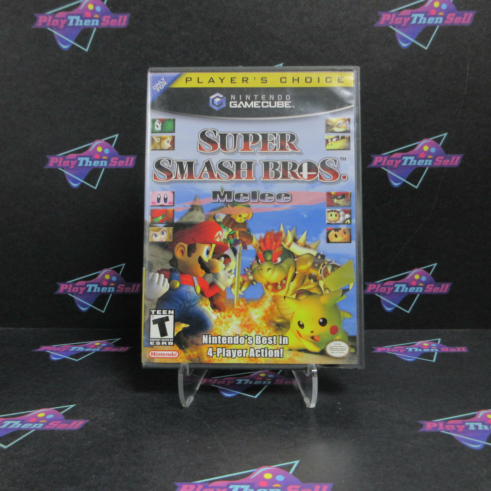 Super Smash Bros Melee Nintendo Gamecube Player's Choice Complete - Very Good