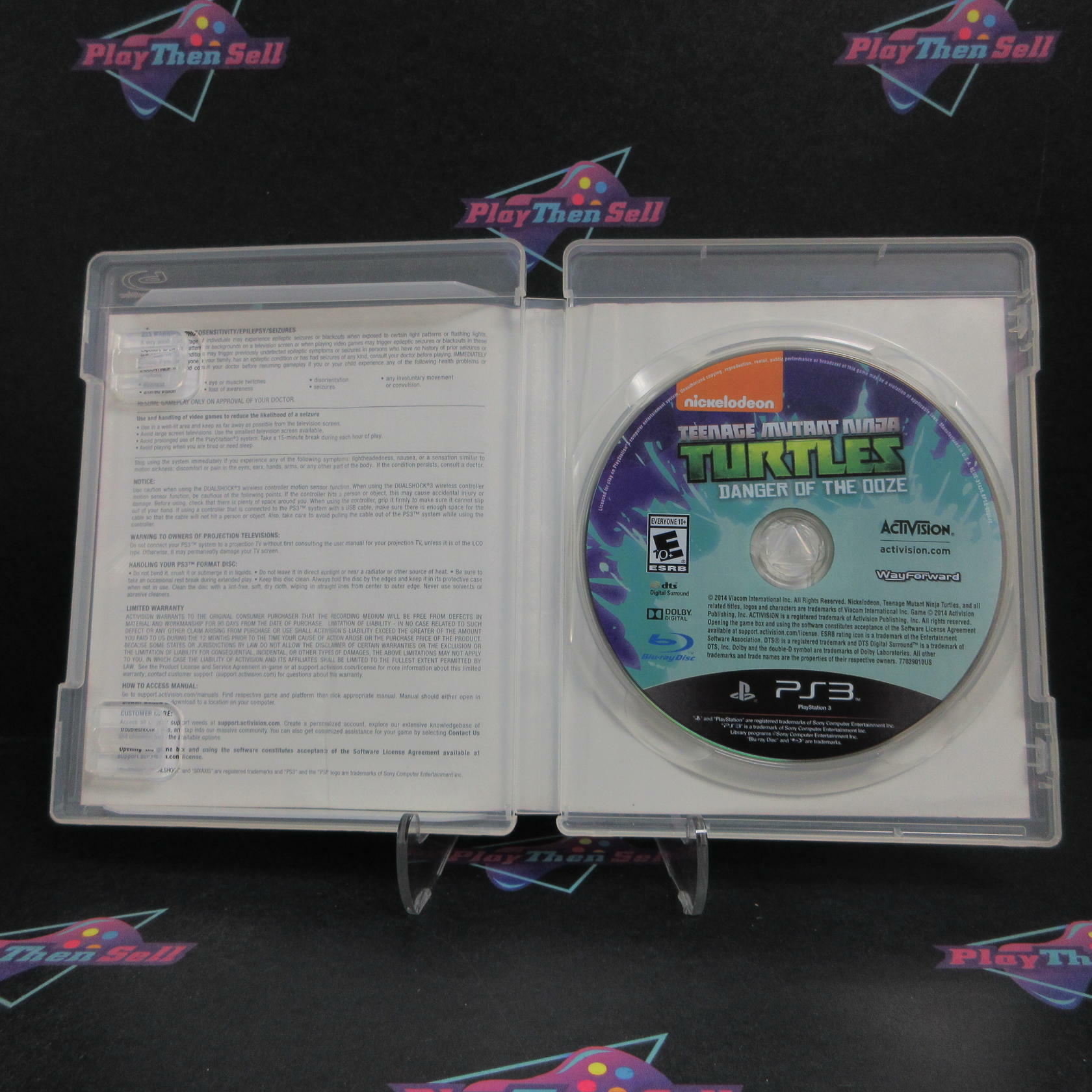 Teenage Mutant Ninja Turtles Danger of the Ooze PS3 Complete - Very Good