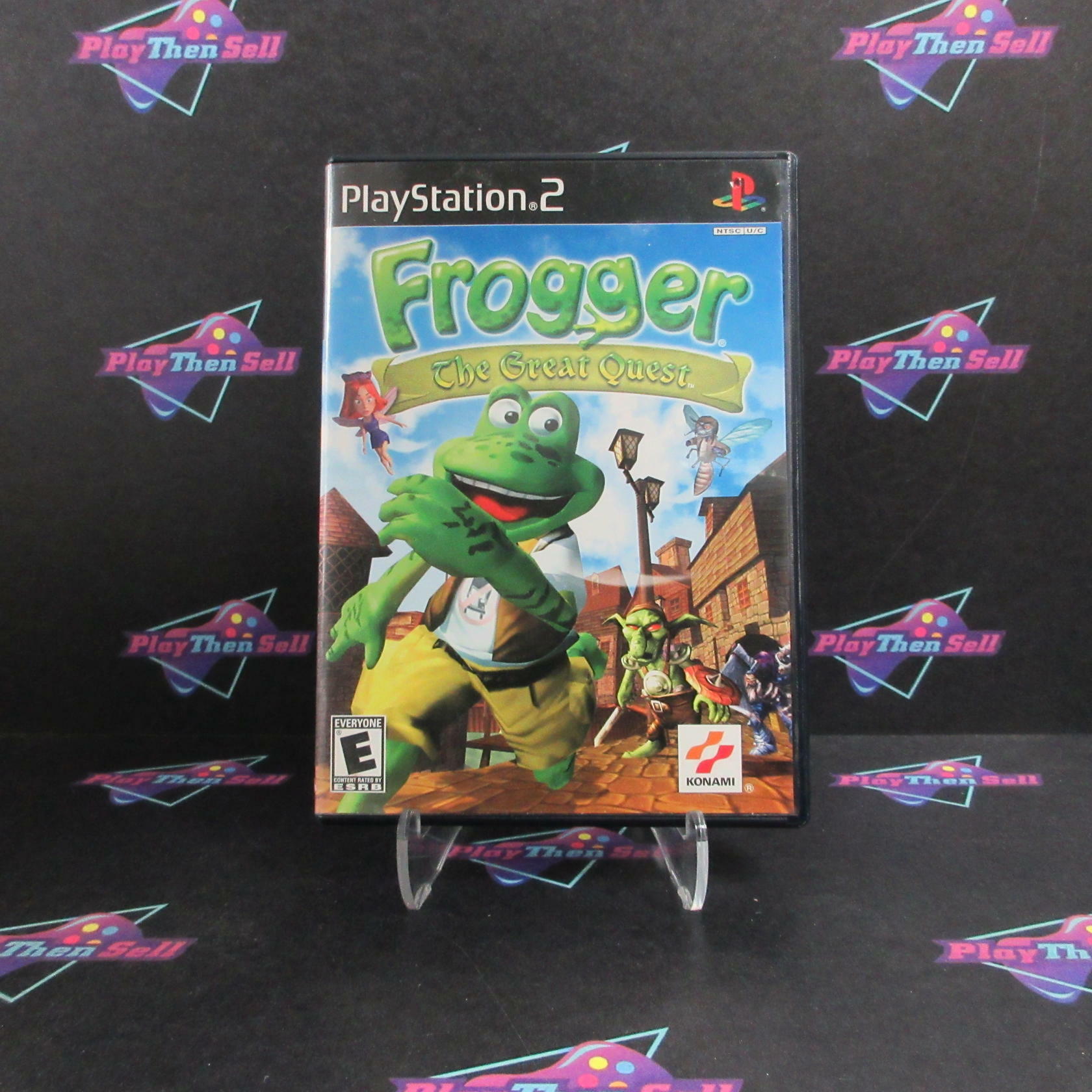 Frogger The Great Quest PS2 PlayStation 2 + Reg Card Complete - Very Good