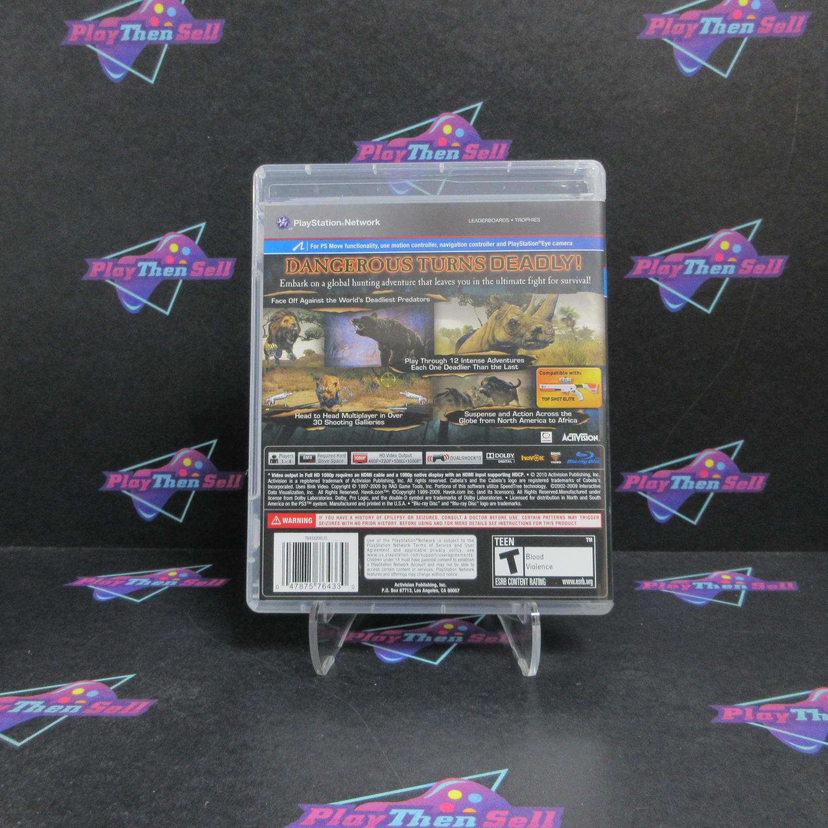 Cabela's Dangerous Hunts 2011 PS3 PlayStation 3 Complete - Excellent