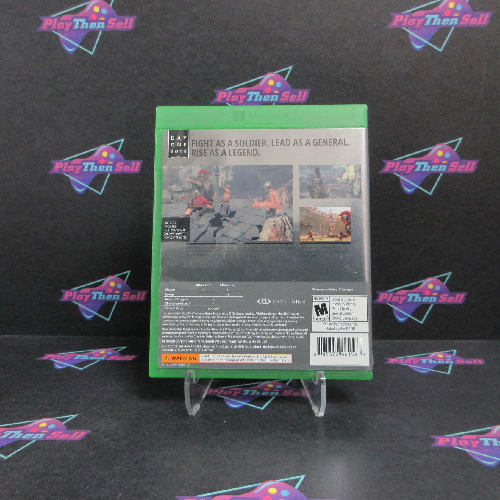 Ryse Son of Rome Day One Edition Xbox One Complete - Refurbished