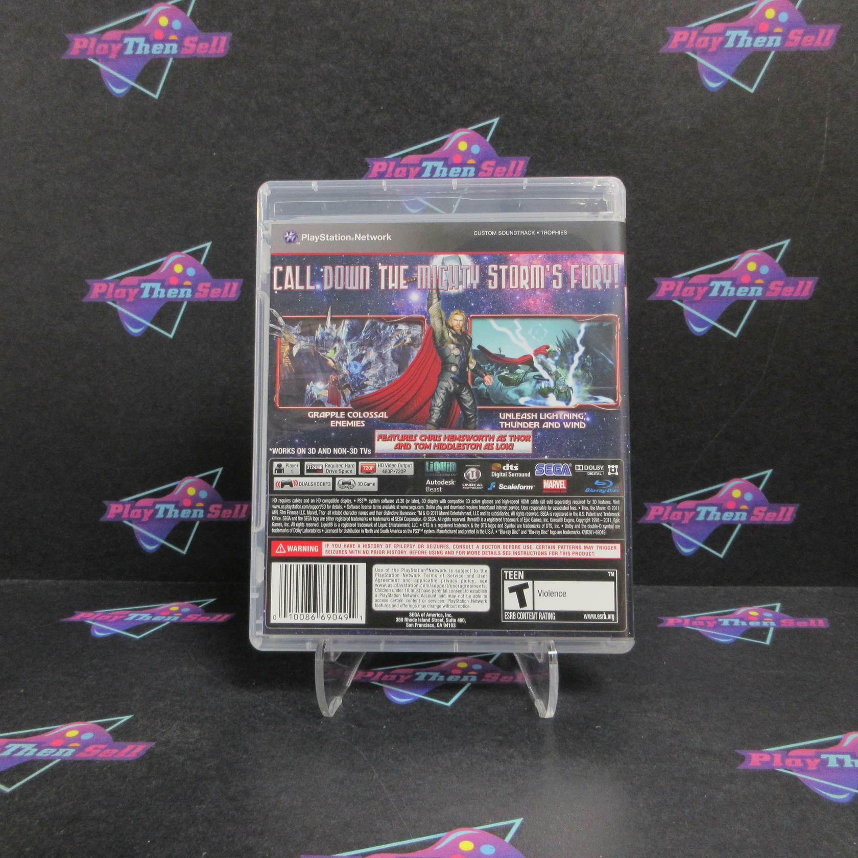 Thor God of Thunder PS3 PlayStation 3 Complete - Refurbished