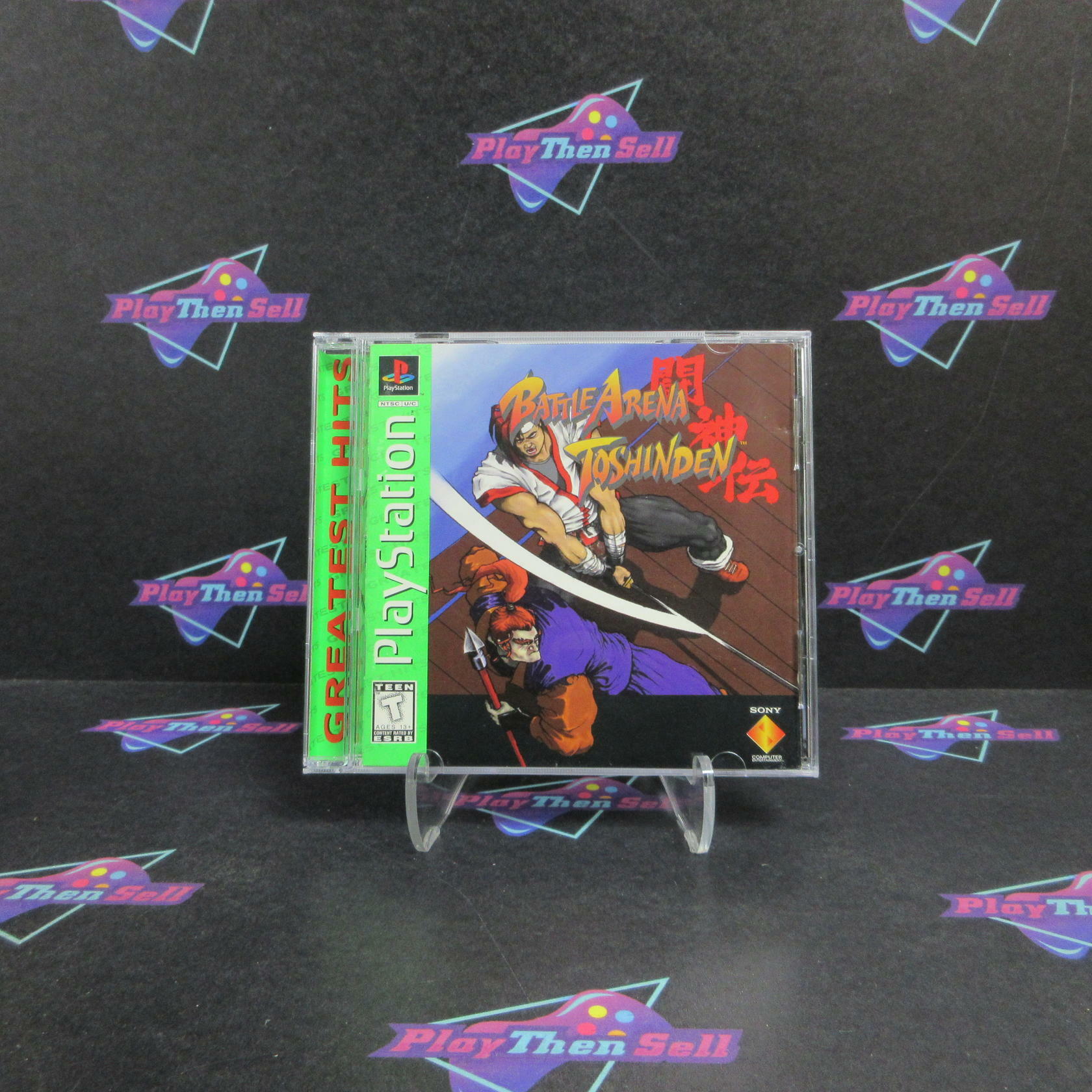 Battle Arena Toshinden PS1 PlayStation 1 GH Complete - Refurbished