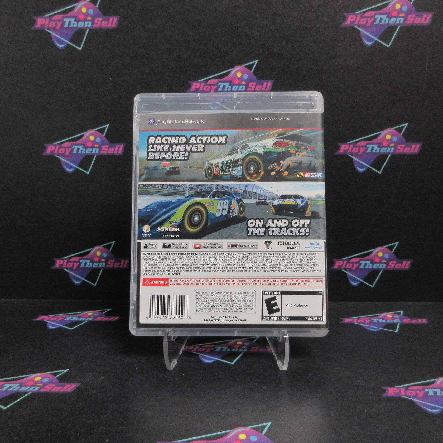 NASCAR Unleashed PS3 PlayStation 3 Complete - Refurbished